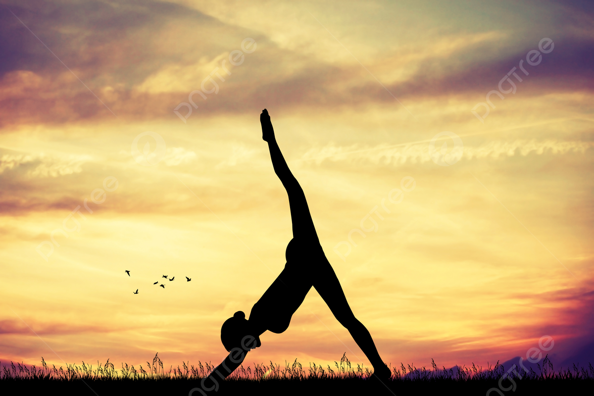 1200x800 Yoga Pose At Sunset Silhouette Pose Tai Chi Photo, Silhouette, Pose, Tai Chi Background Image And Wallpaper for Free Download