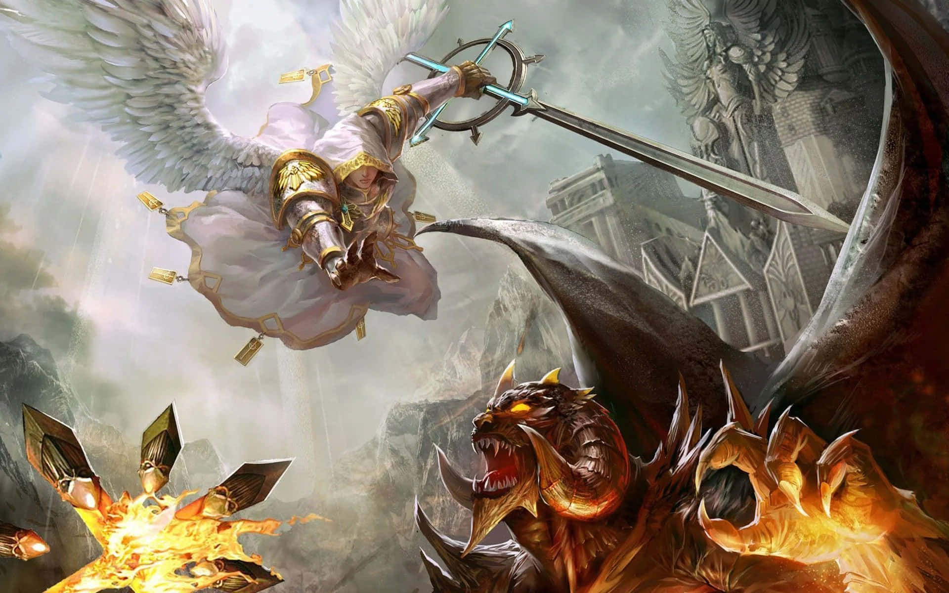 1920x1200 Download Archangel Michael Praying