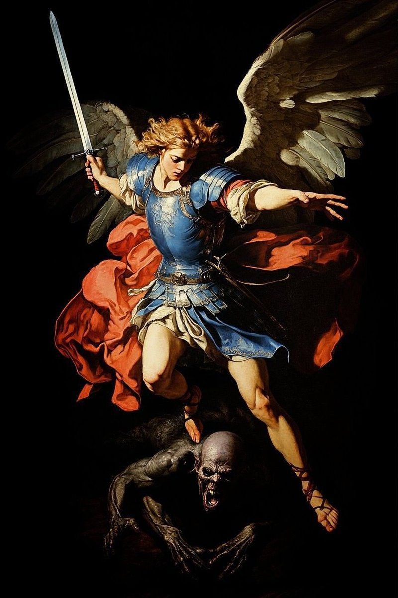 800x1200 St. Michael the Archangel, defend us in battle!