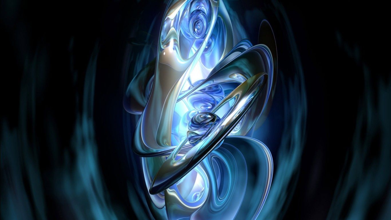1366x768 Center of Abstract Wallpaper