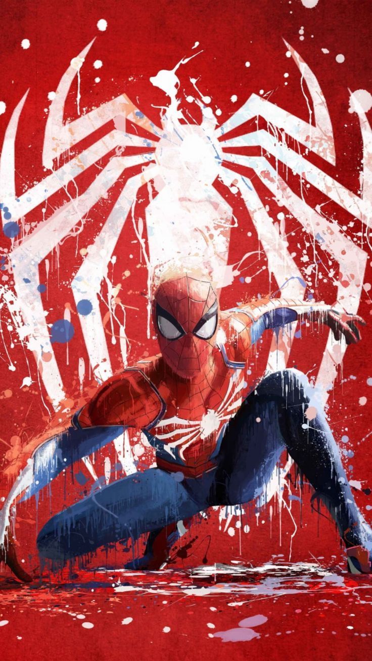 736x1308 HD Wallpaper: Spider Man, Games Art, Vertical, Artwork, Comic Art, Portrait Display