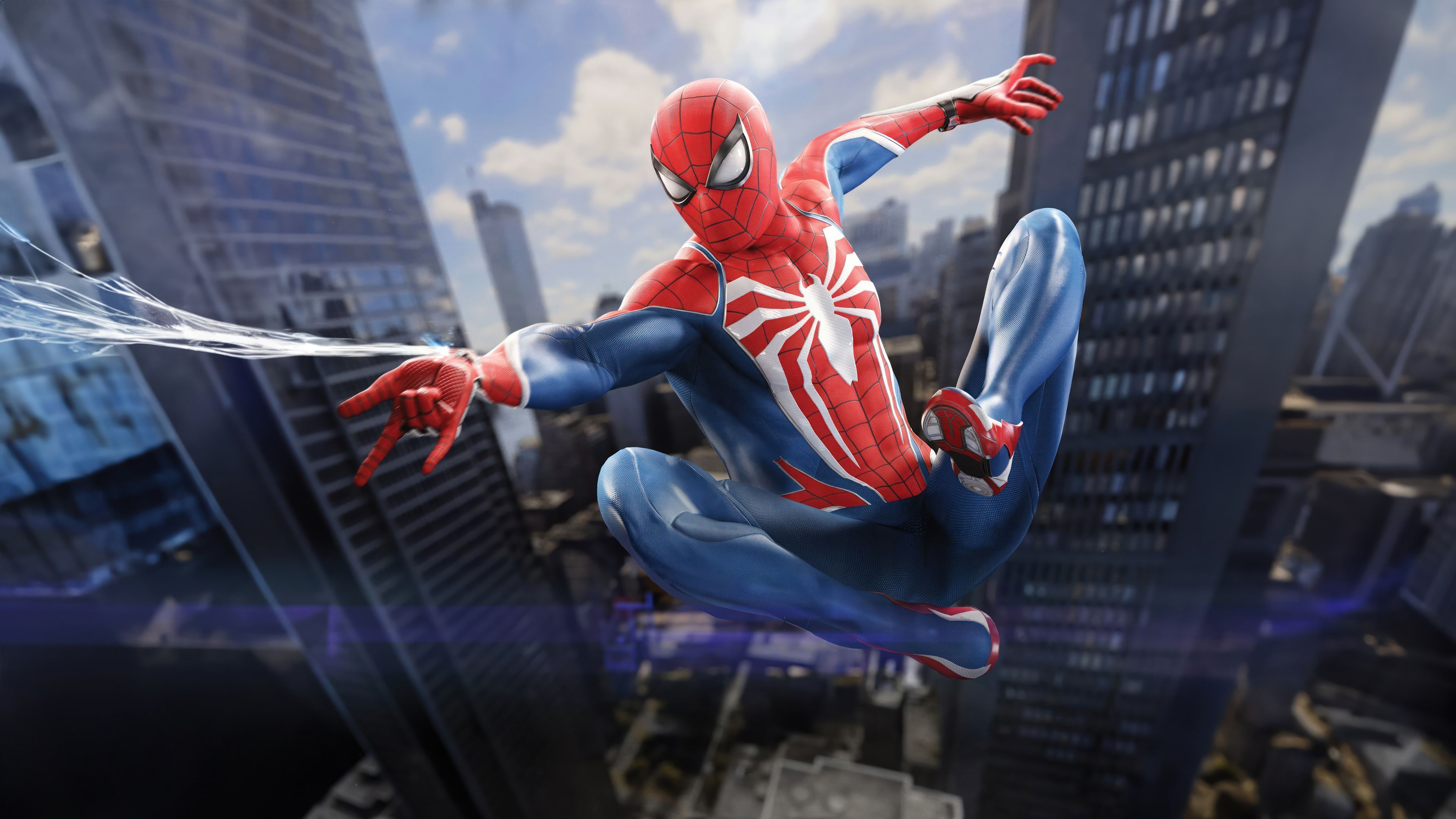 3840x2160 Spider Man Web Shoot Marvel's Spider Man 2 Wallpaper 4K HD PC M