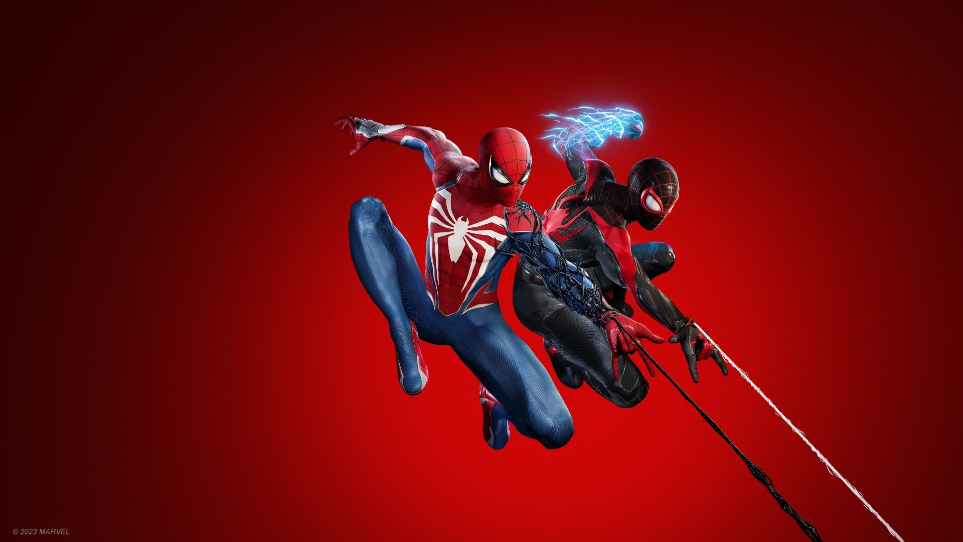 1920x1080 Marvel's Spider Man 2 Wallpaper 4K, Game Art, Cover Art