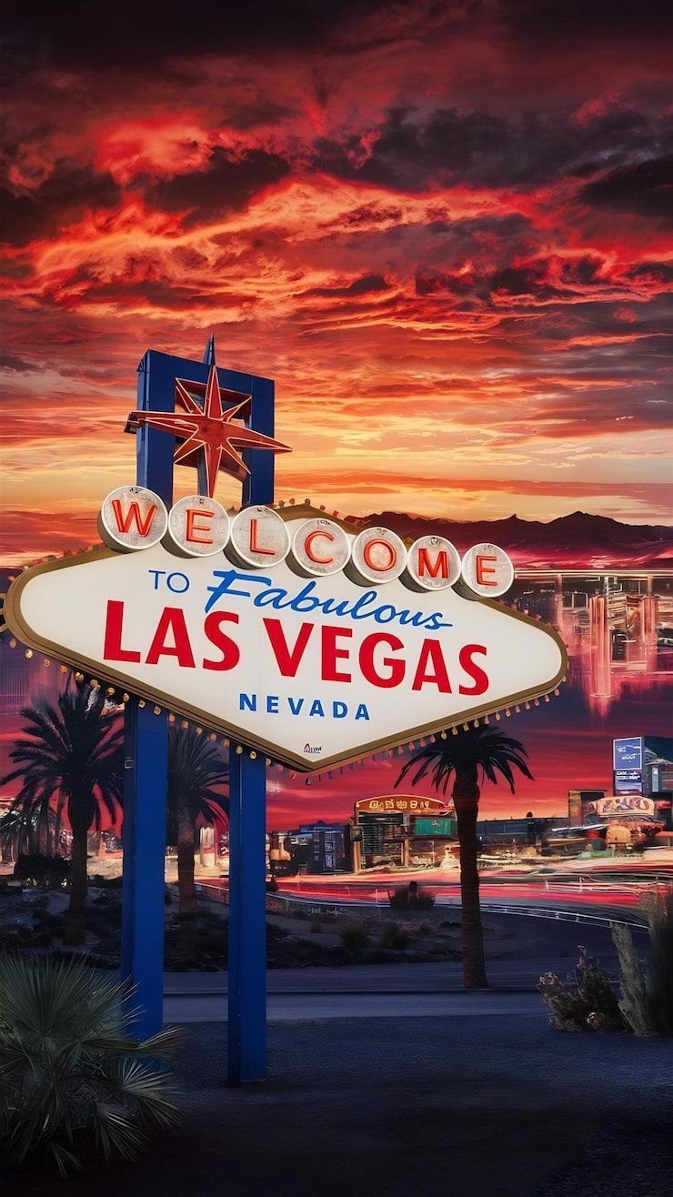 740x1316 Las vegas postcard Image