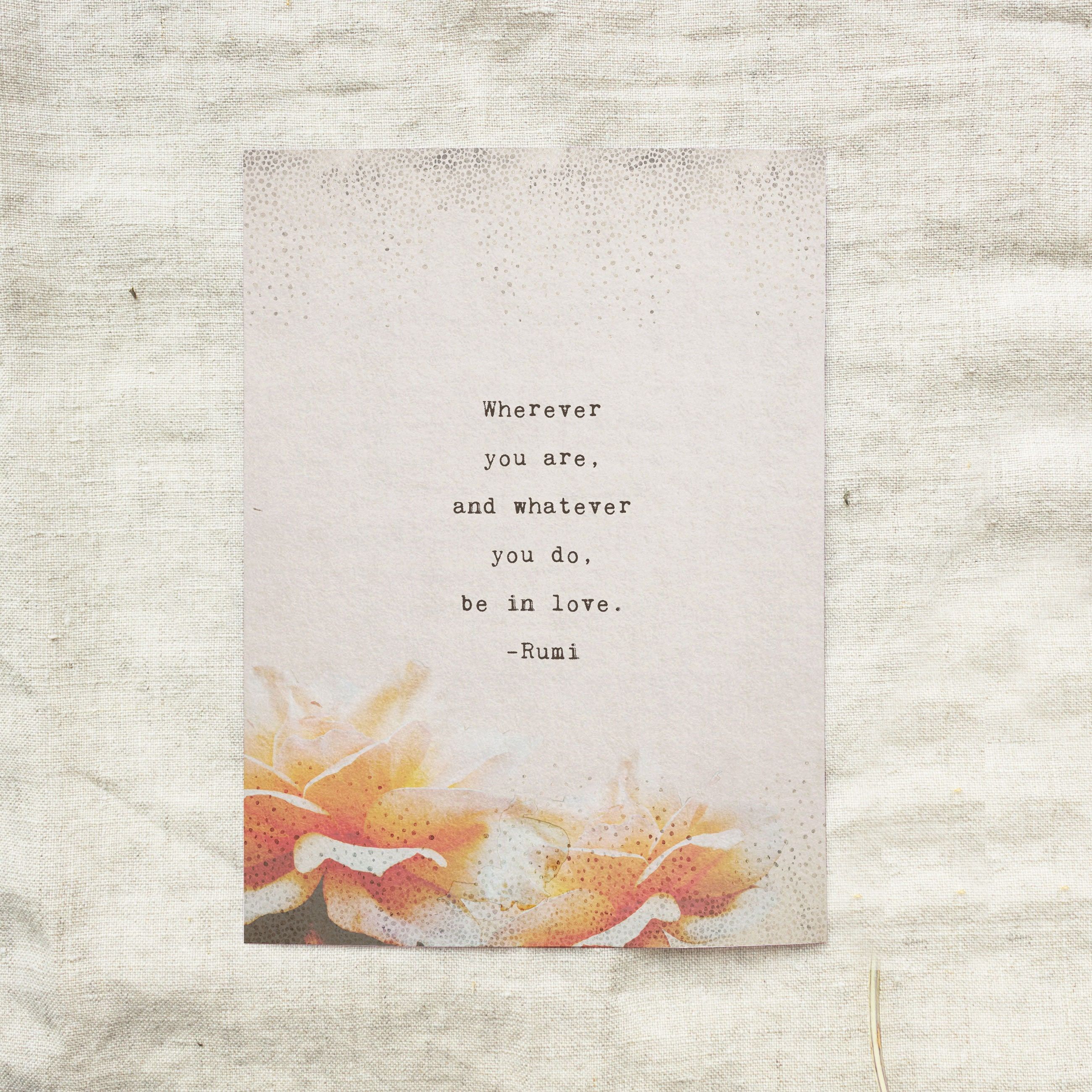 2600x2600 Rumi Quote Print: Self Love Poetry, Inspirational Wall Decor