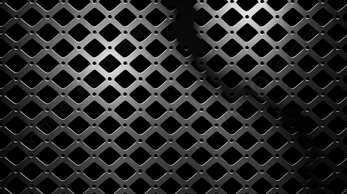 1200x673 Abstract Metal Texture Vector Illustration Of Perforated Black Metal Grill Surface, Metal Mesh, Iron Background, Iron Plate Background Image And Wallpaper for Free Download