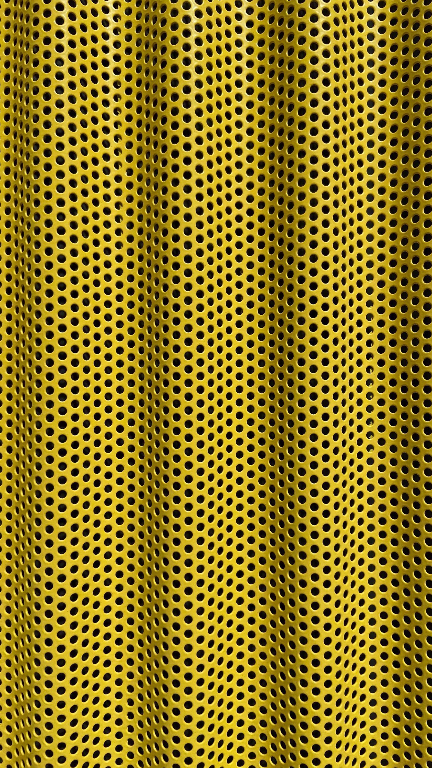 1440x2560 Download wallpaper 1440x2560 mesh, waves, metal, texture, yellow qhd samsung galaxy s s edge, note, lg g4 HD background