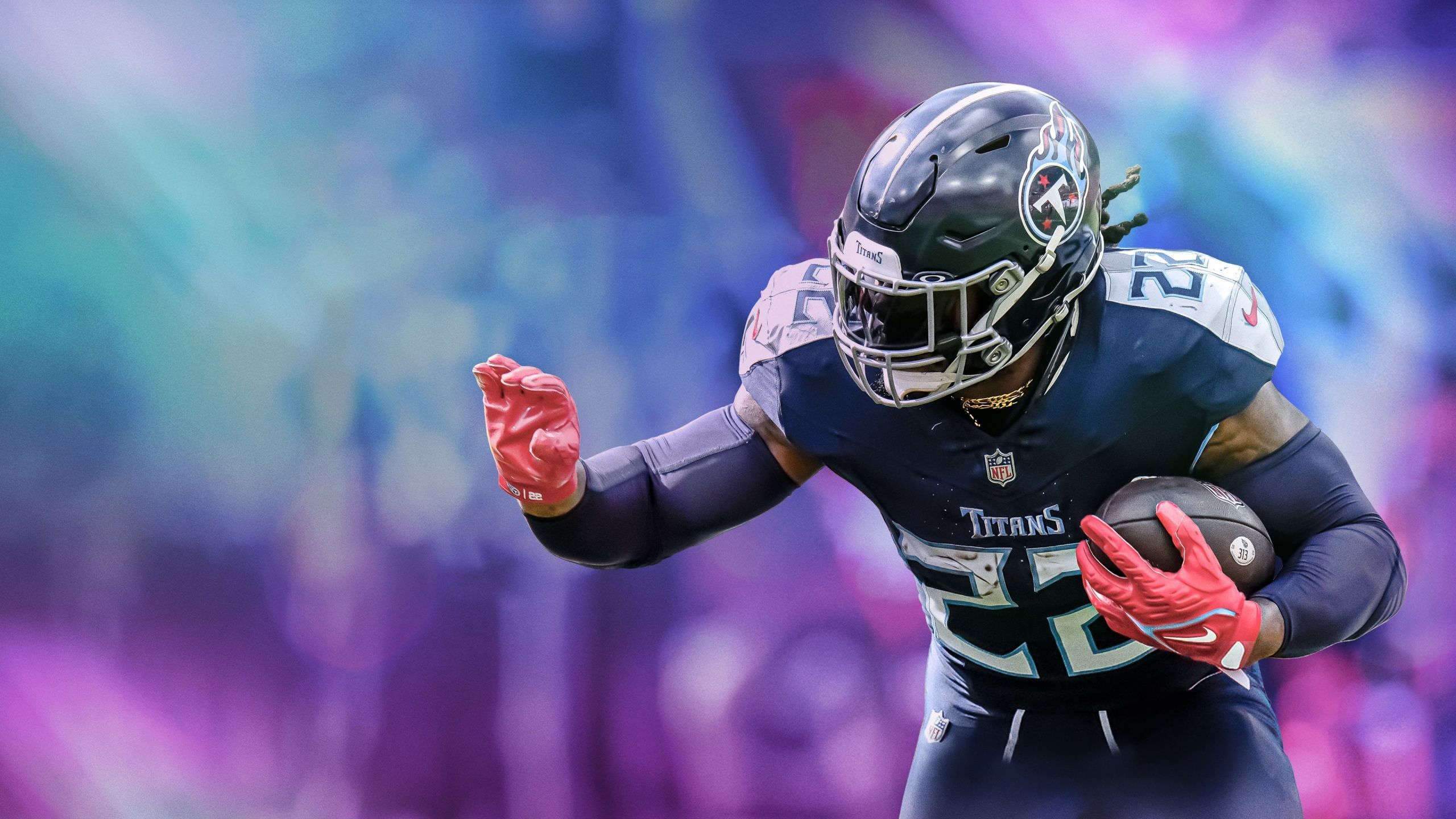 2560x1440 Madden NFL 24 Wallpaper 4K, Derrick Henry, Tennessee Titans