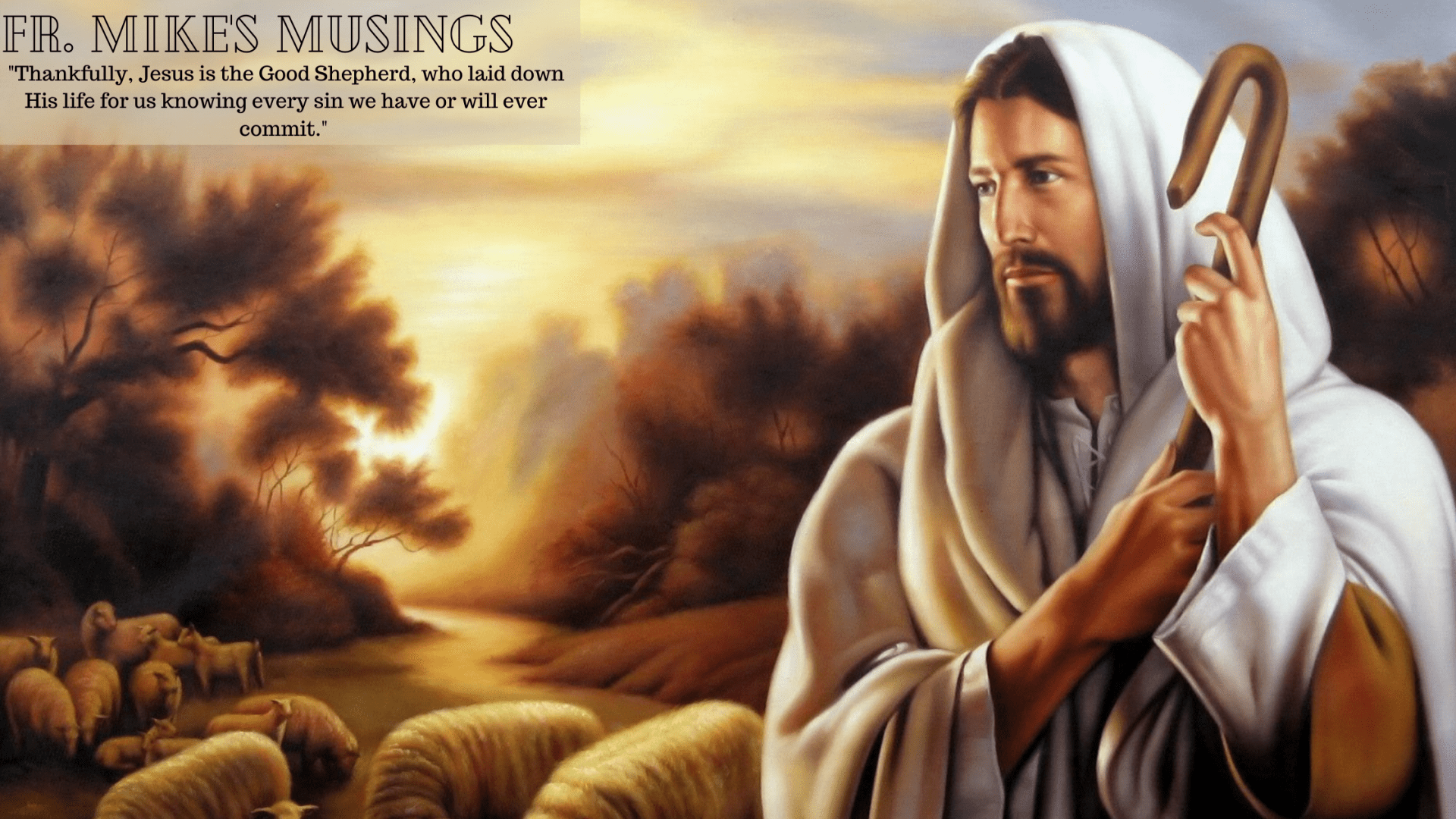 1920x1080 Jesus, the good shepherd