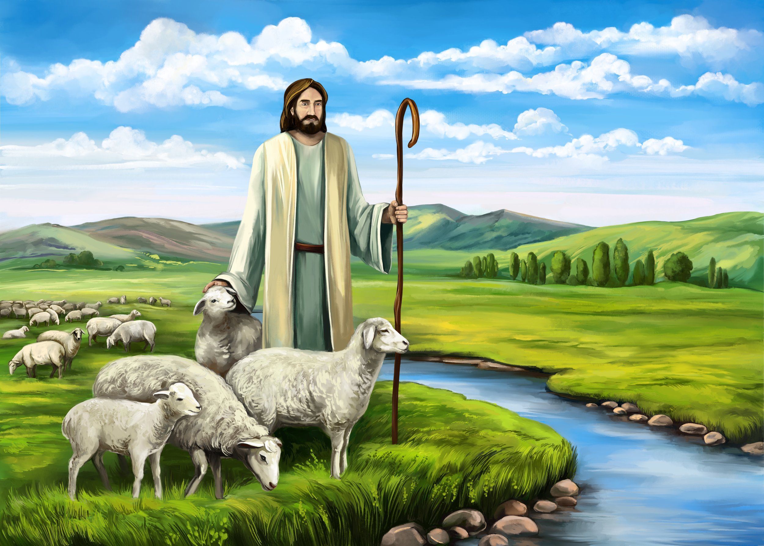 2500x1786 The Good Shepherd