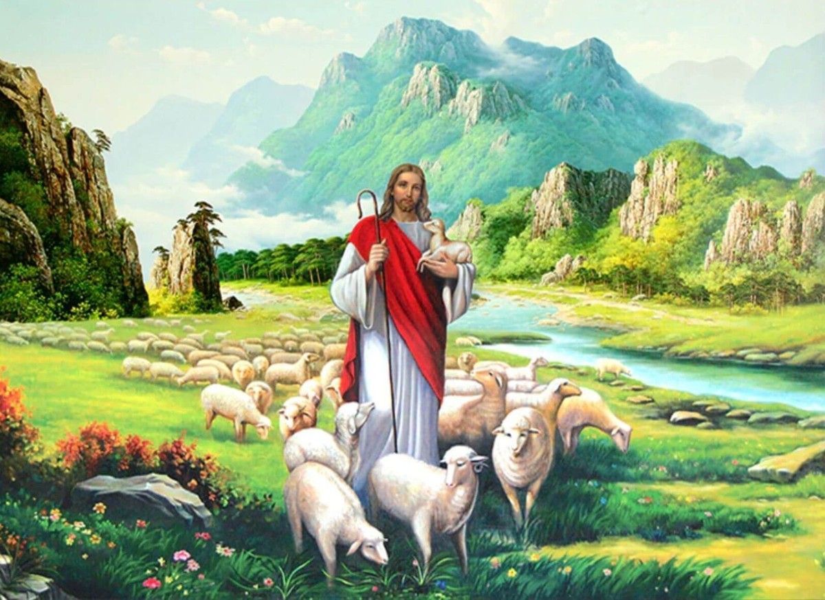 1200x874 JESUS The Good Shepherd 8 X 10 MATTE Finish PRINT