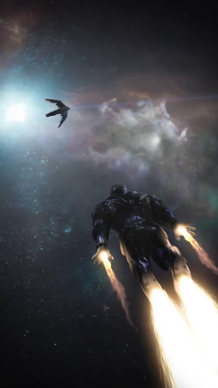 759x1350 Tony Stark Rescue Avengers Endgame iPhone Wallpaper. Wallpaper