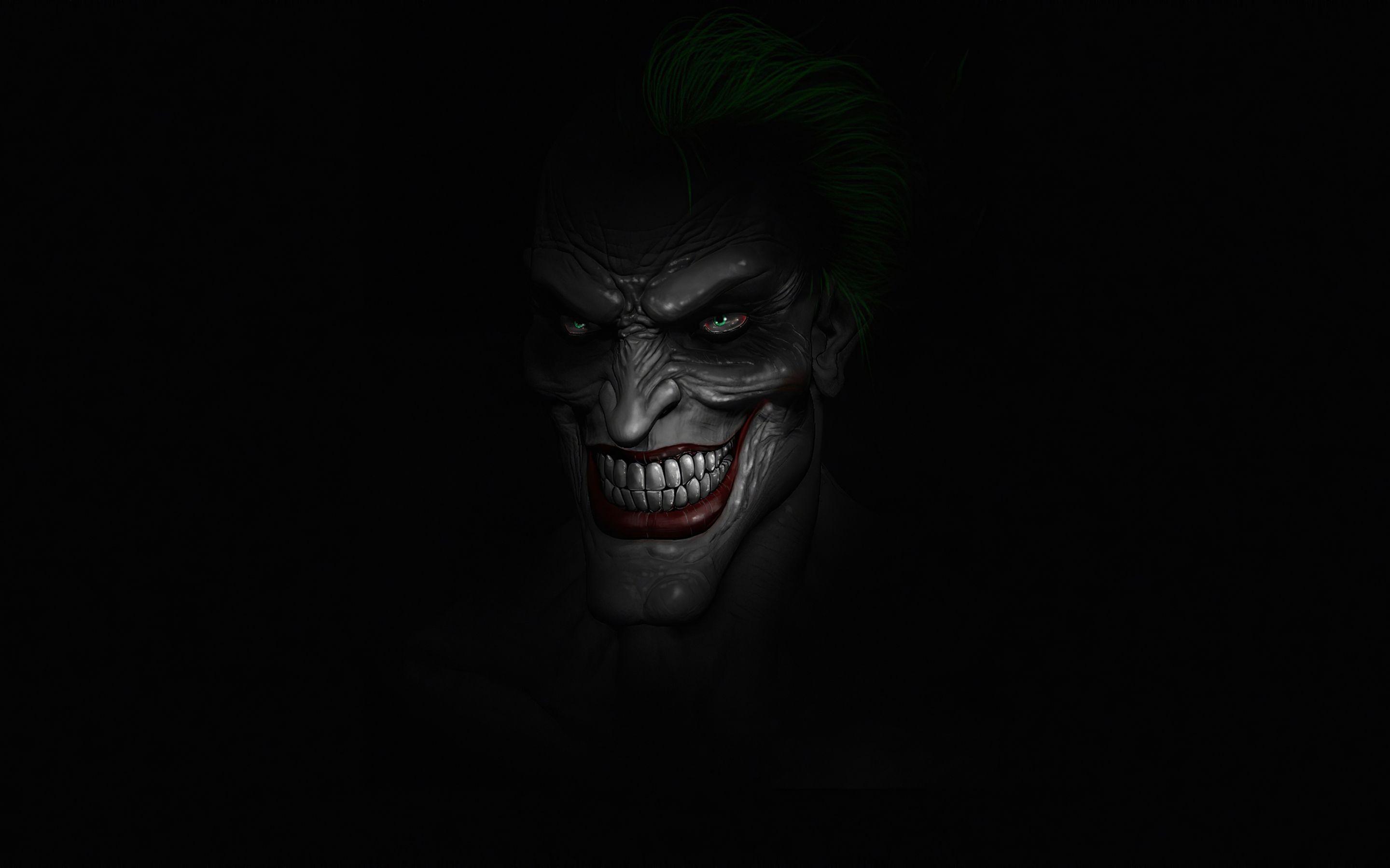 2880x1800 Scary Joker Minimal 4K Macbook Pro Retina Wallpaper, HD
