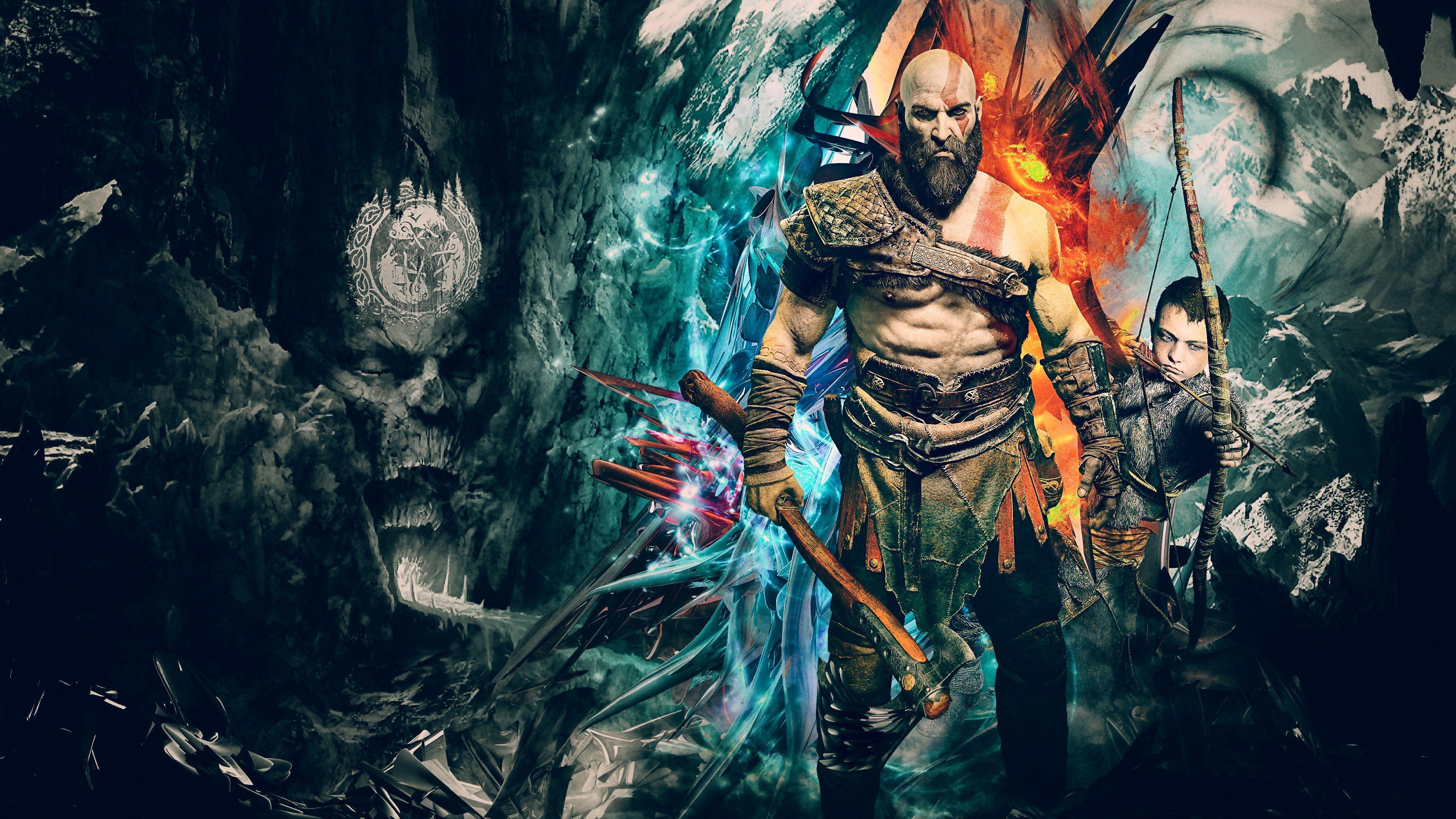 3840x2160 God Of War 4 4k