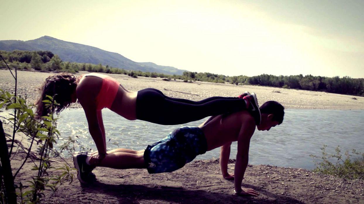 1244x700 Couple love mood people men women fitness wallpaperx1080