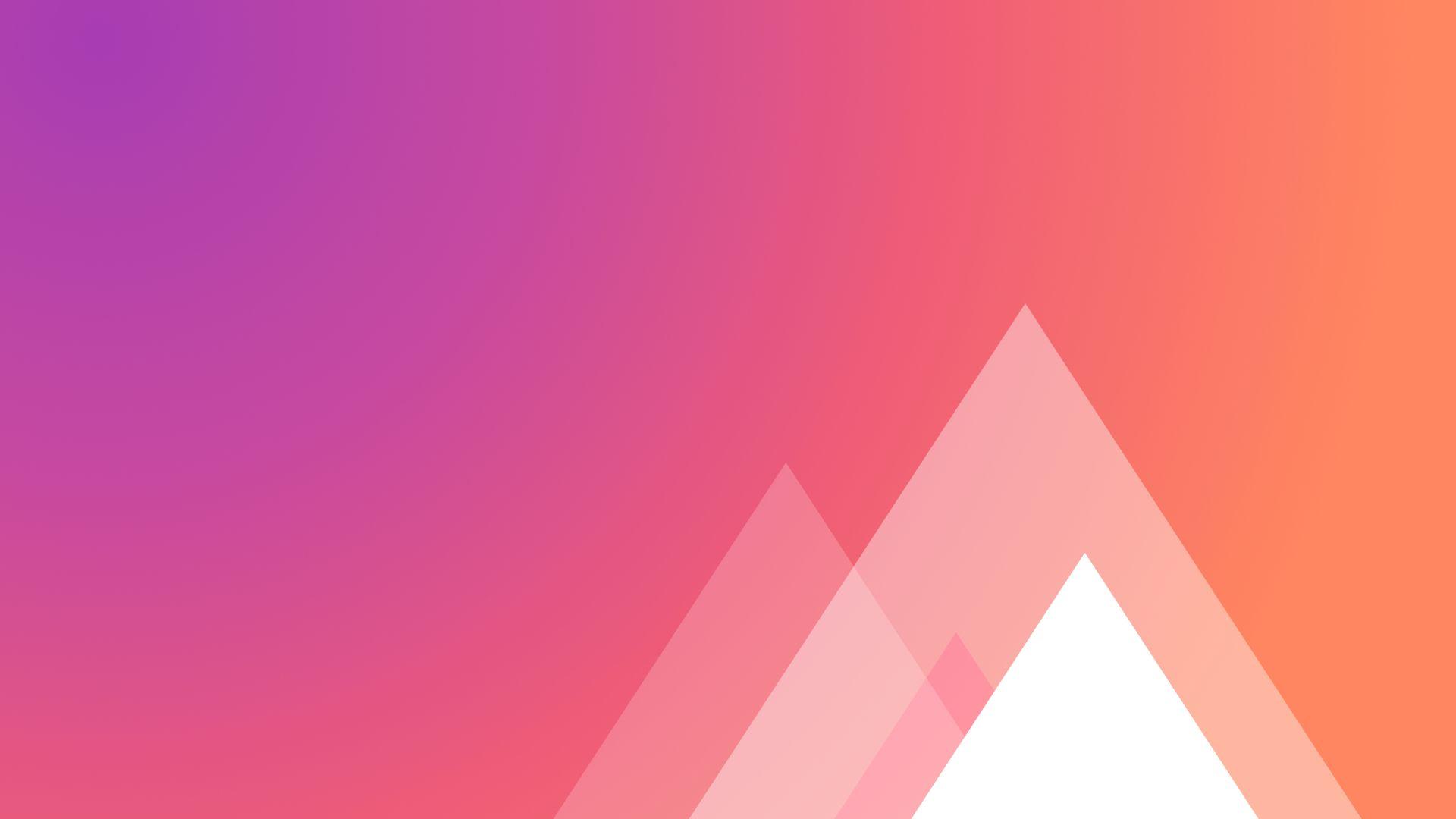 1920x1080 Pastel Mountains 1080P Laptop Full HD Wallpaper, HD