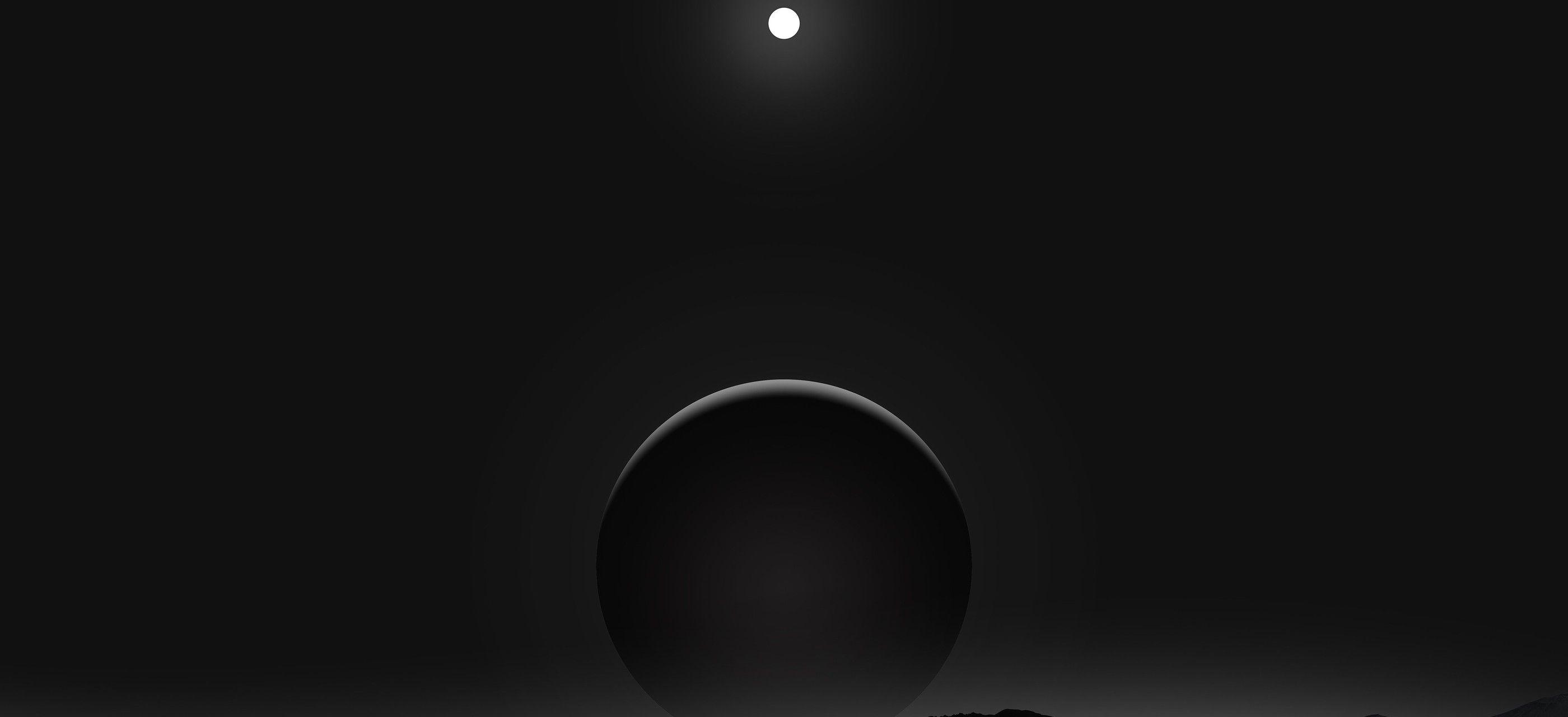 2800x1280 Planet Dark Black Moon 4k 2800x1280 Resolution HD 4k