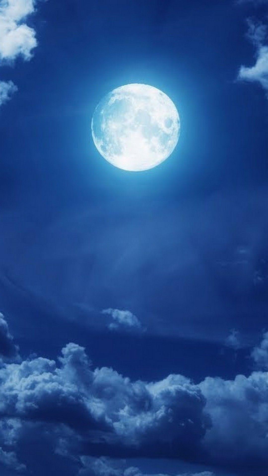 blue moon wallpaper