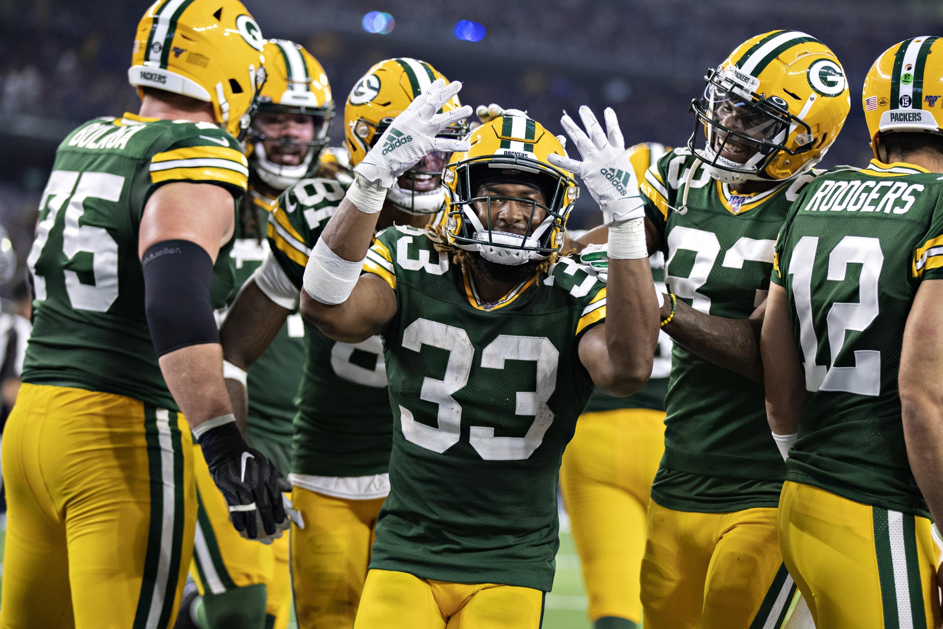 Aaron Jones running it back with Packers under restructured deal Wisconsin  News  Bally Sports