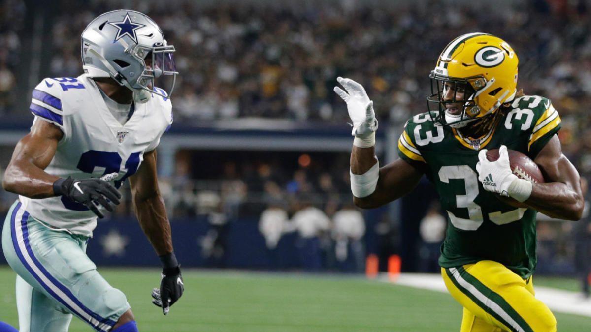 1200x675 Aaron Jones uses fine for taunting Cowboys to taunt them again
