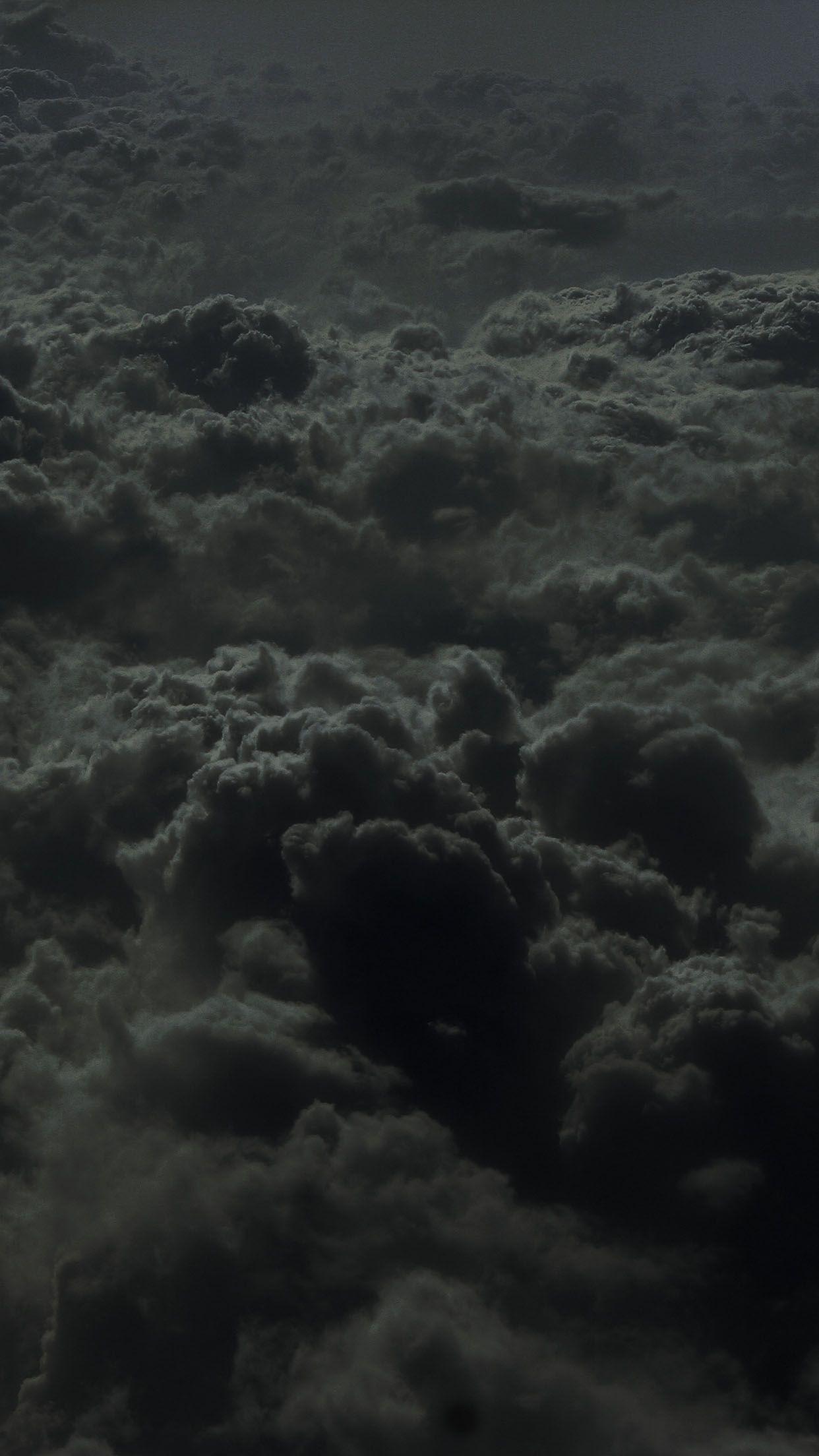 Iphone black and white clouds HD wallpapers  Pxfuel