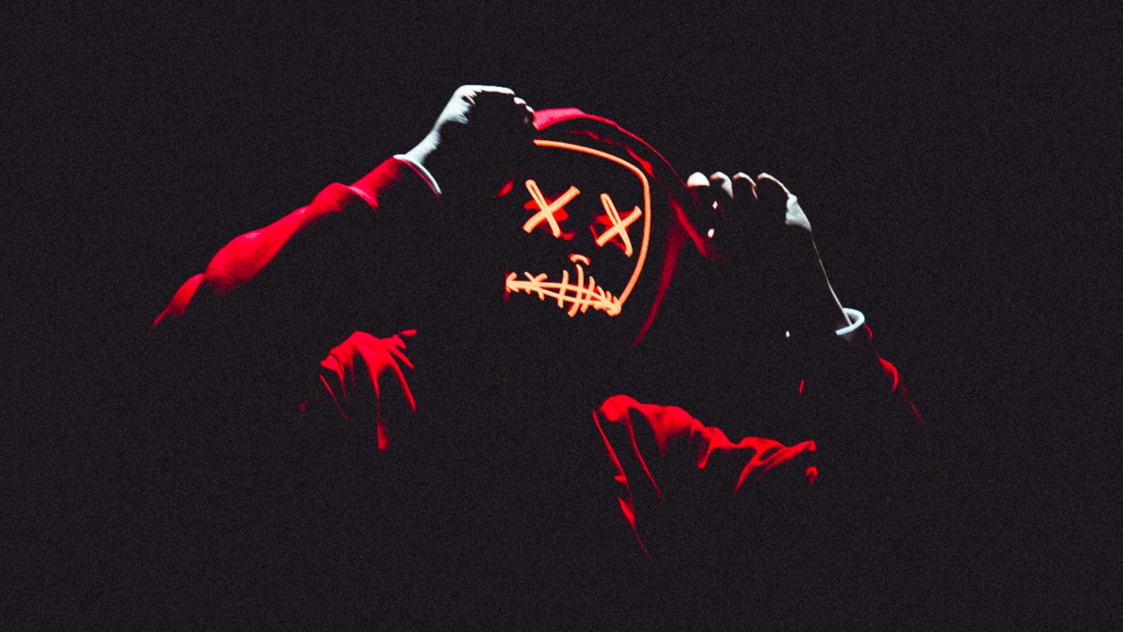 3840x2160 4k Red Wallpaper