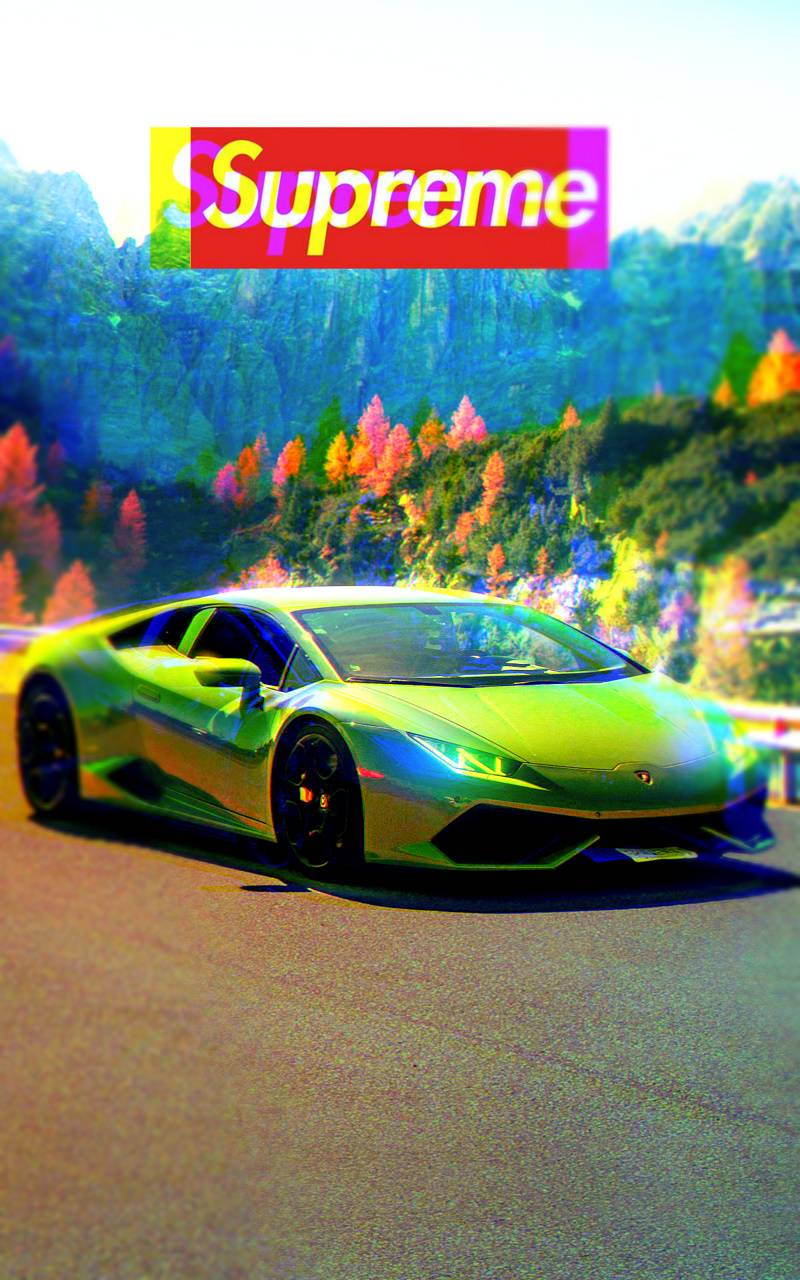 Supreme Lamborghini wallpaper by Carlenmarlen - Download on ZEDGE™