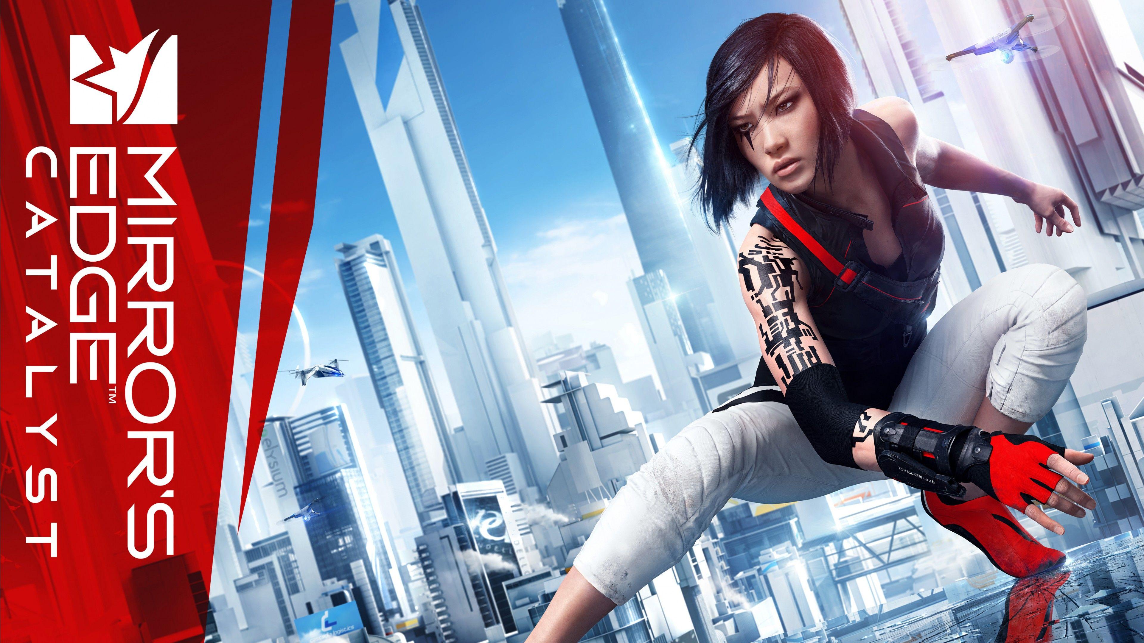 3840x2160 Wallpaper Mirror's Edge, Catalyst, 4K, Faith, PS Xbox, PC, Games