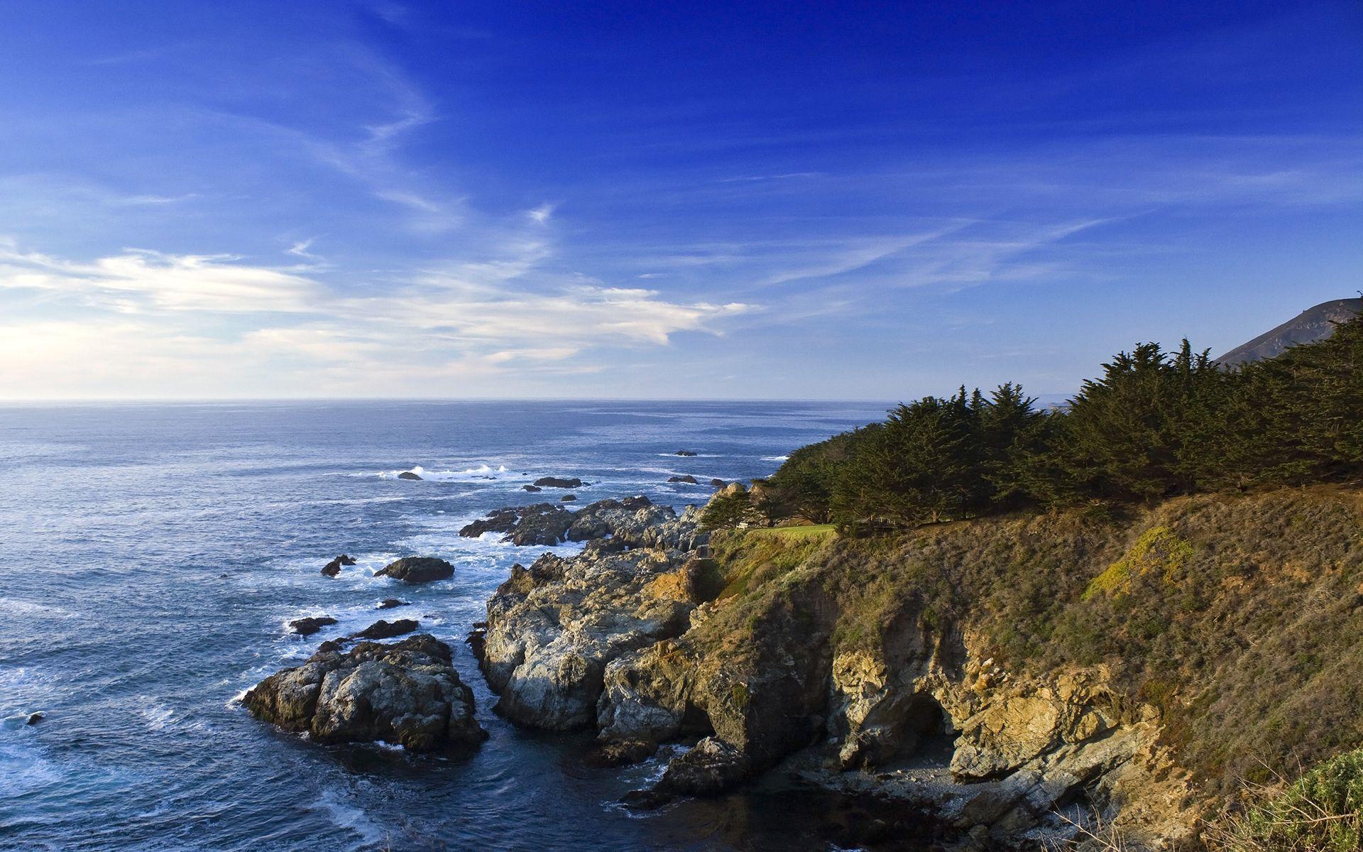 1920x1200 Hình nền hàng ngày: Bờ biển California.  Tôi thích lãng phí thời gian của mình