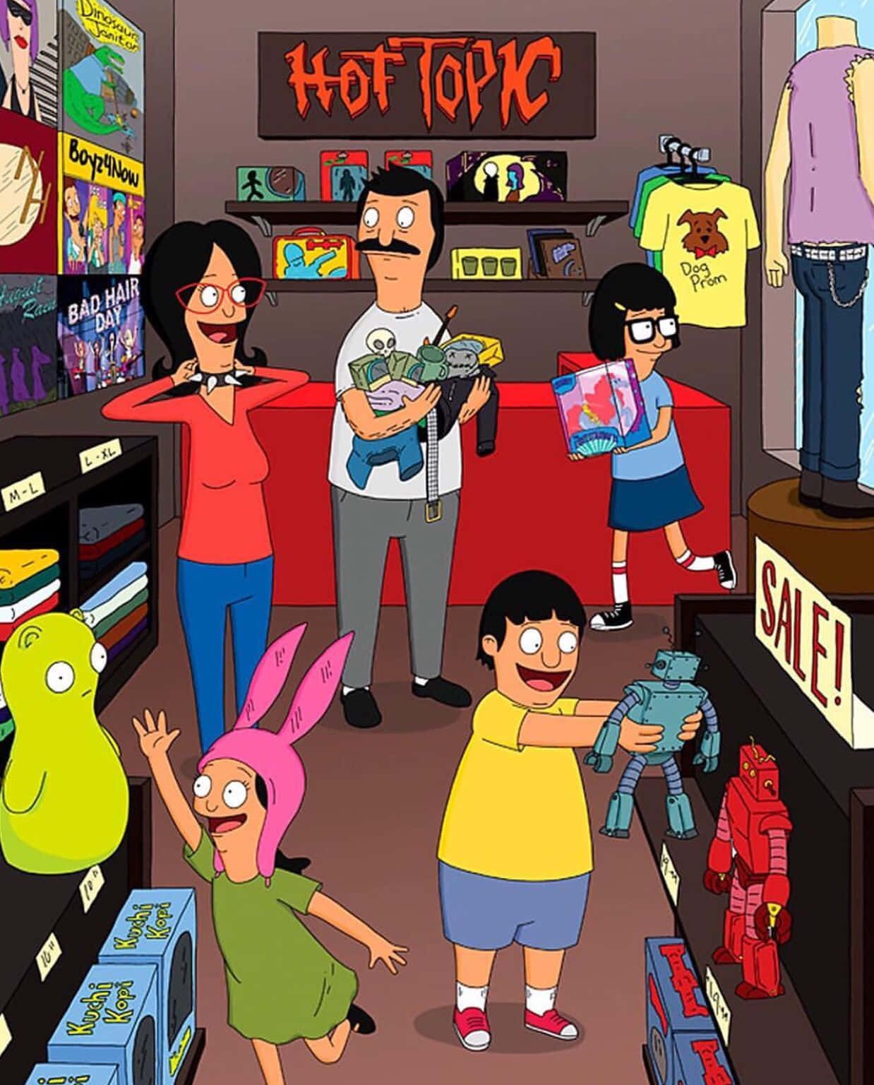 1238x1536 Download Family fun at Bob's Burgers