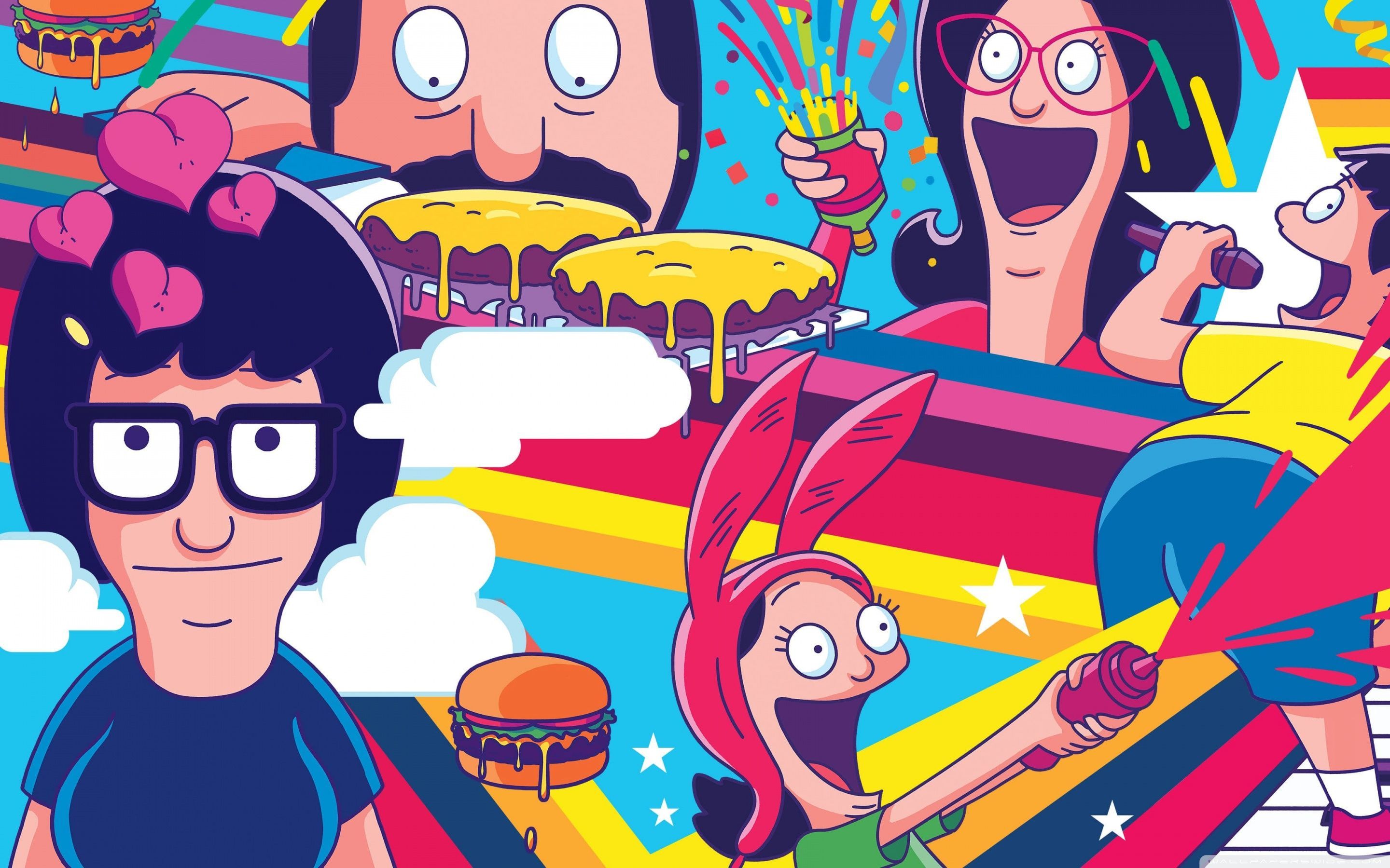 2880x1800 Bob's Burgers sitcom 4K UHD Wallpaper for UltraHD Desktop and TV : Widescreen and UltraWide Display : Dual Monitor