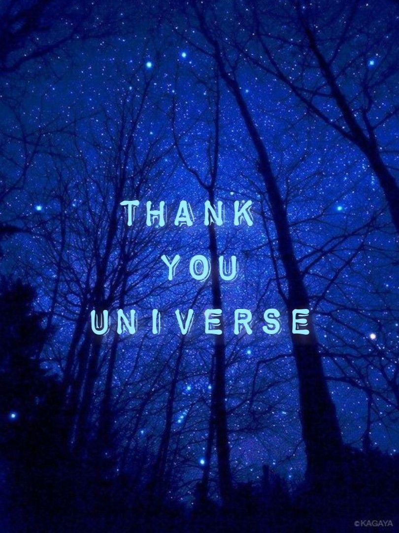 810x1080 Thank You Universe iPhone Wallpaper