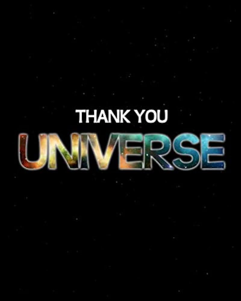 800x1000 Thank You Universe: The Law of Attraction Notebook Vision Journal Draw and Write Half Blank Paper Manifestation Abundance Health Wealth: 9798615769733: Success Publishing, Vision Journey: Books