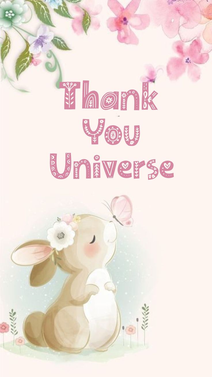 736x1308 Thank you universe wallpaper