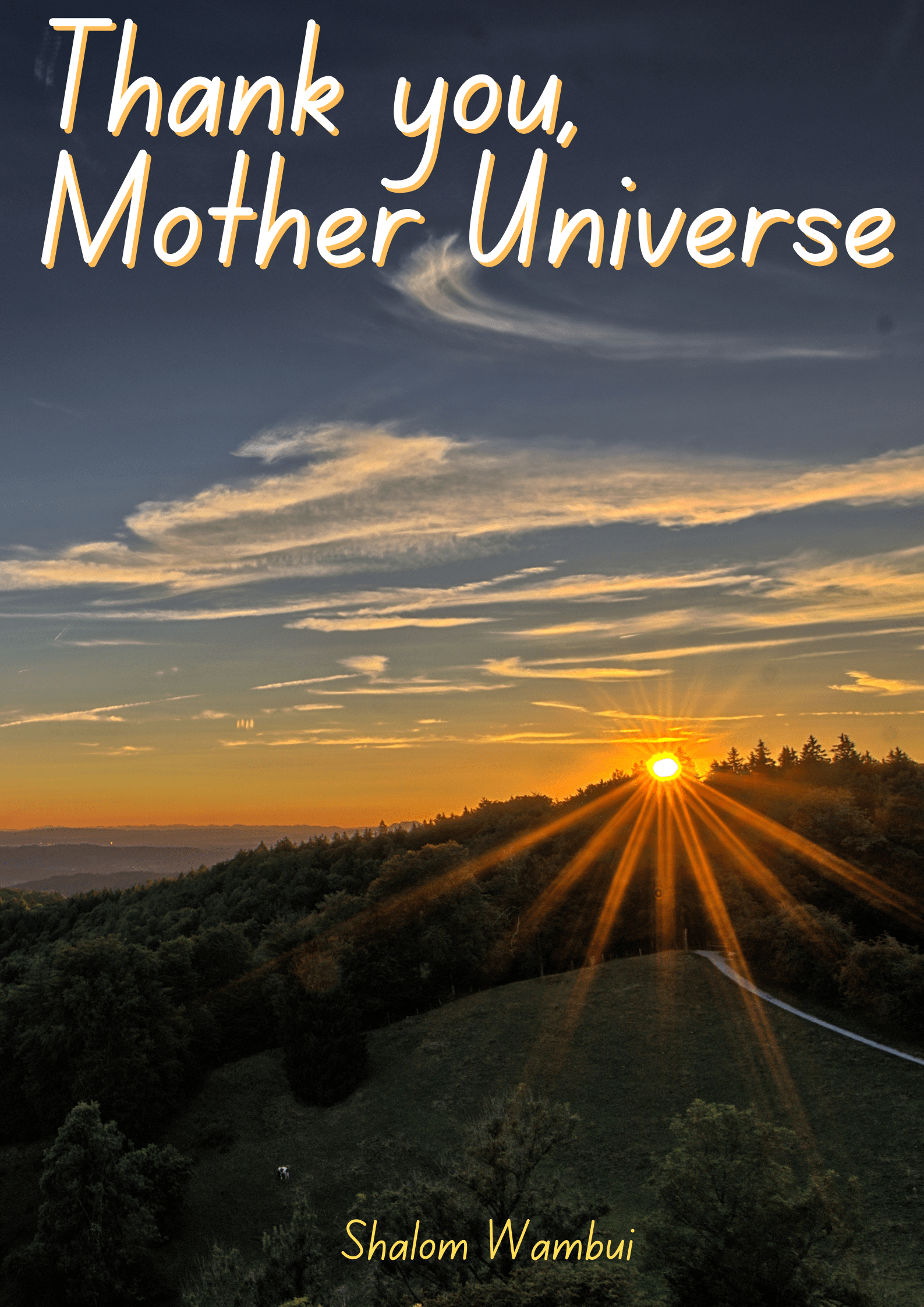 1587x2245 Thank You Mother Universe, short story