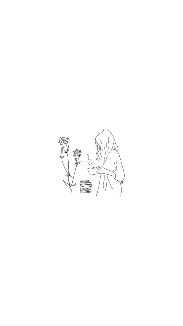736x1305 Aesthetic Cute Minimalist Drawings