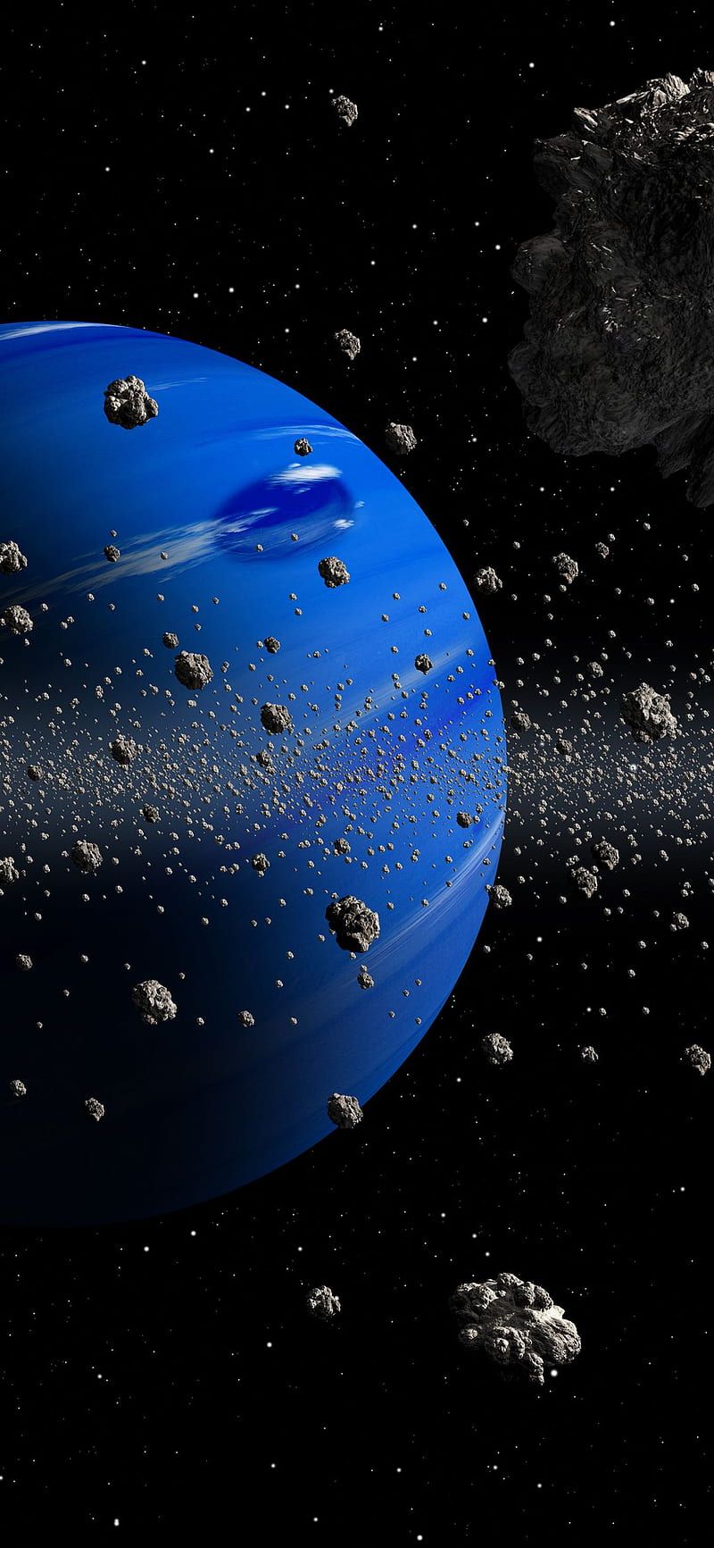 800x1733 Blue planet, universe, HD phone wallpaper
