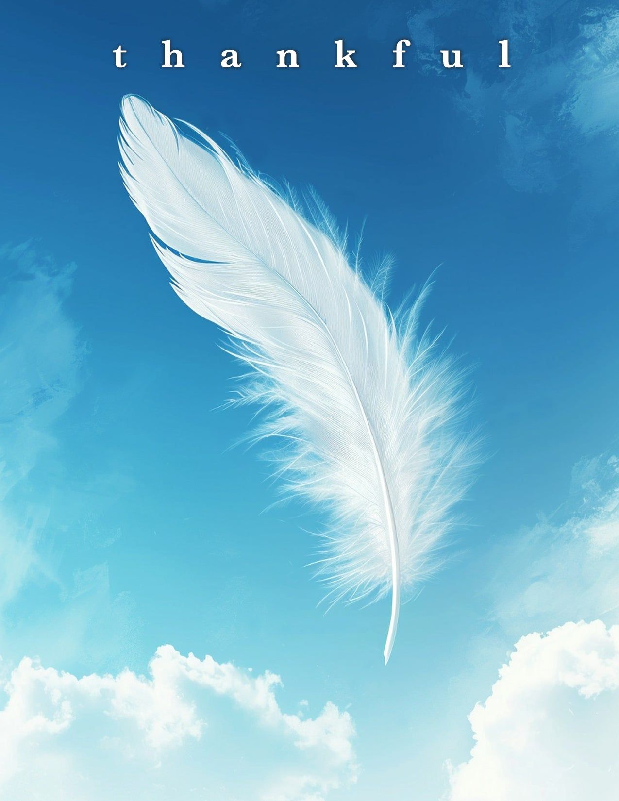 1275x1650 Angel Feather Thank You Note