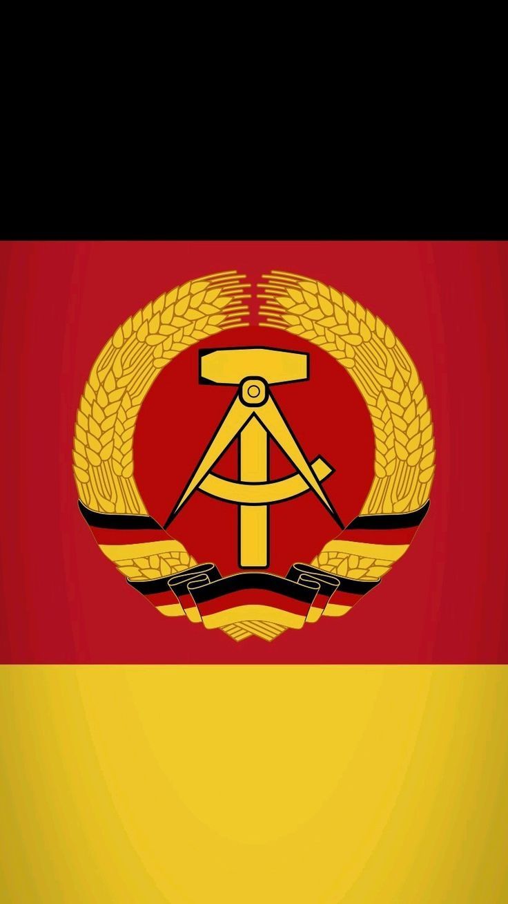 736x1308 East Germany Flag Wallpaper (edited lil bit)