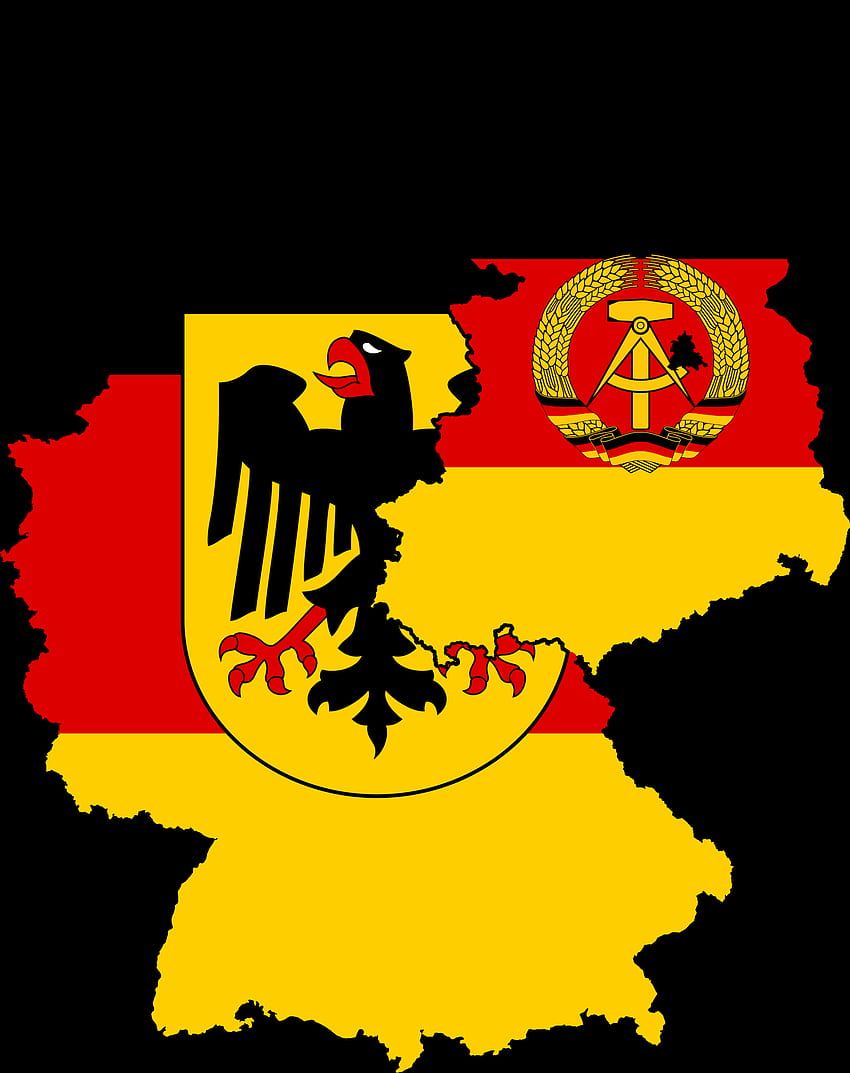 850x1073 East germany flag HD wallpaper