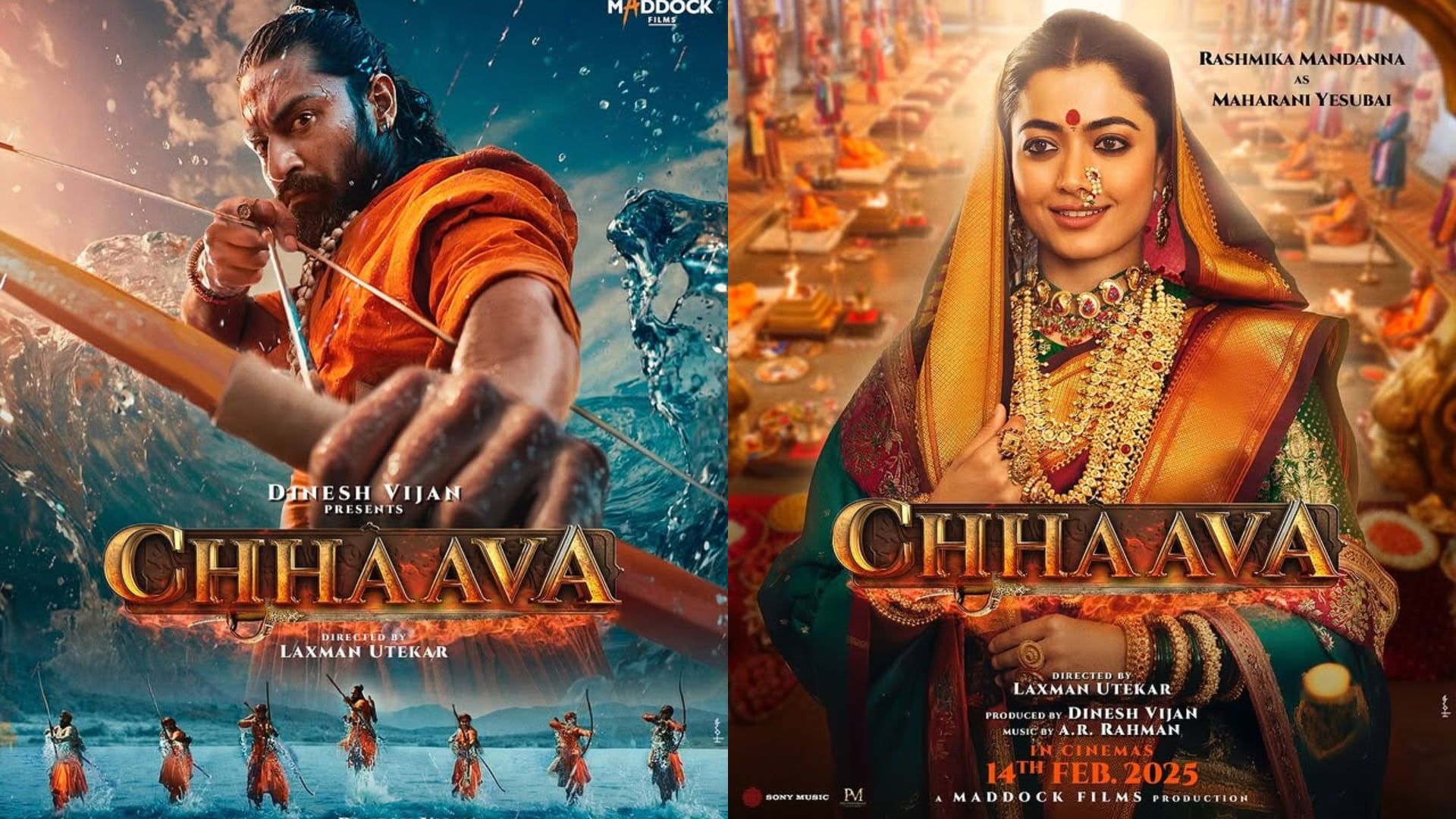 1920x1080 Chhaava Review: Vicky Kaushal roars like a lion, Rashmika Mandanna looks ethereal, Akshaye Khanna crackles