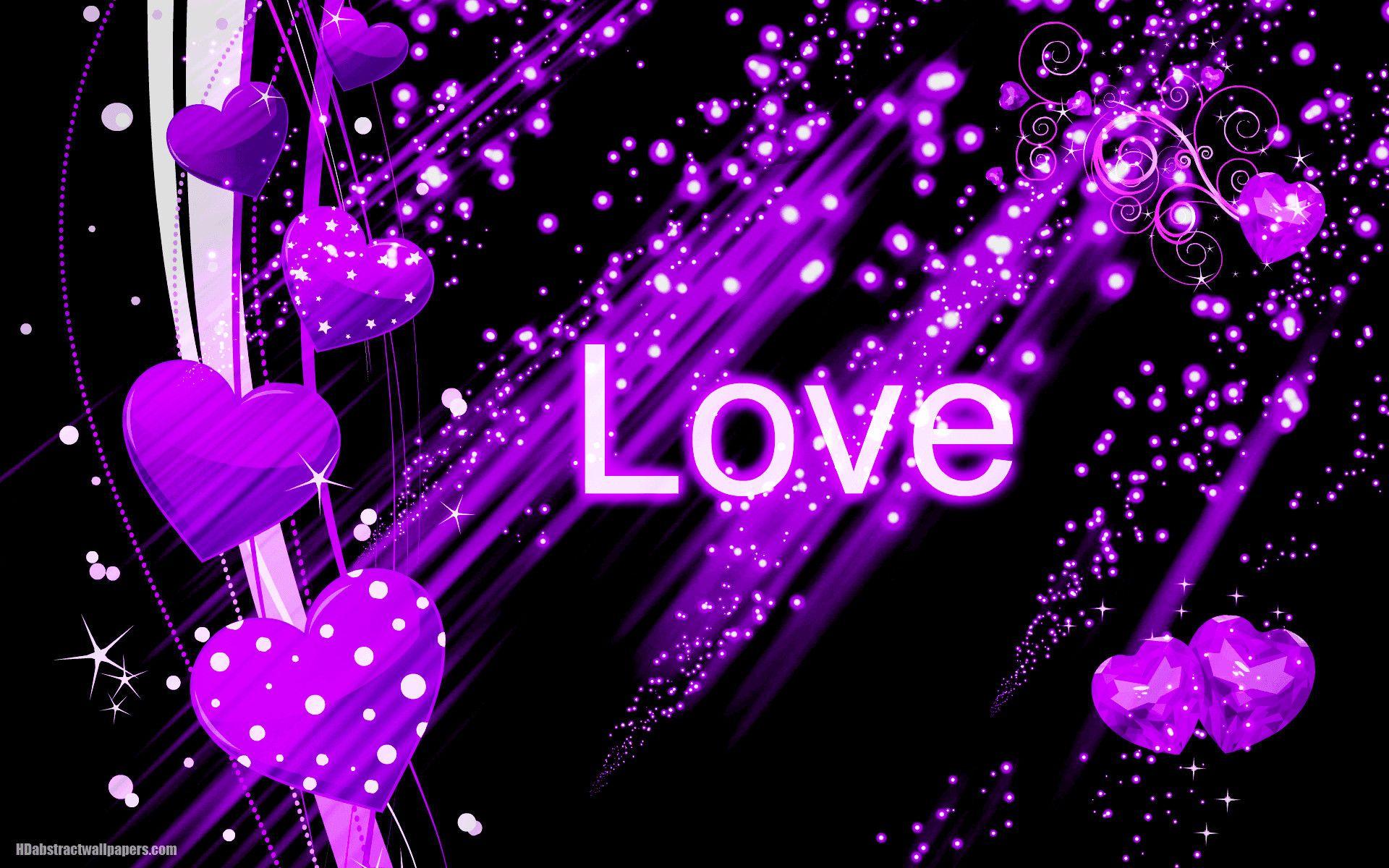 1920x1200 Purple Love Wallpaper