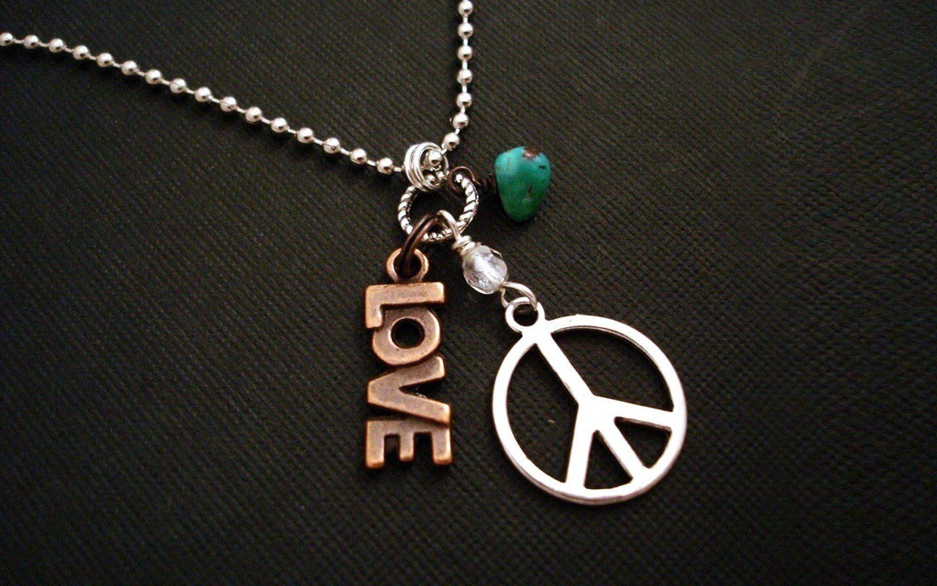 1920x1200 Love peace hippie necklaces peace sign wallpaperx1200