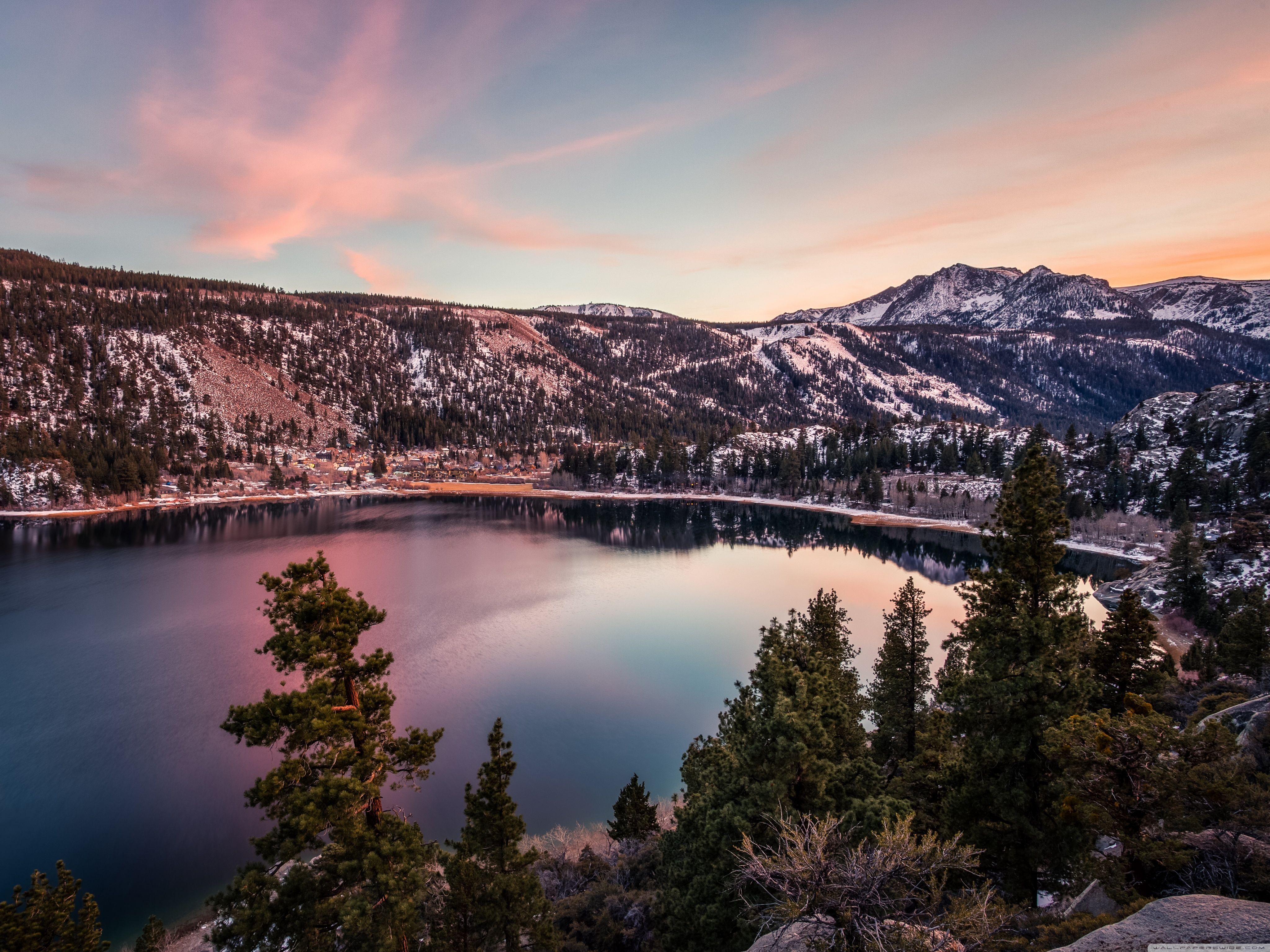 4096x3072 Hồ tháng Sáu, California ❤ Hình nền máy tính để bàn 4K HD cho TV 4K Ultra HD