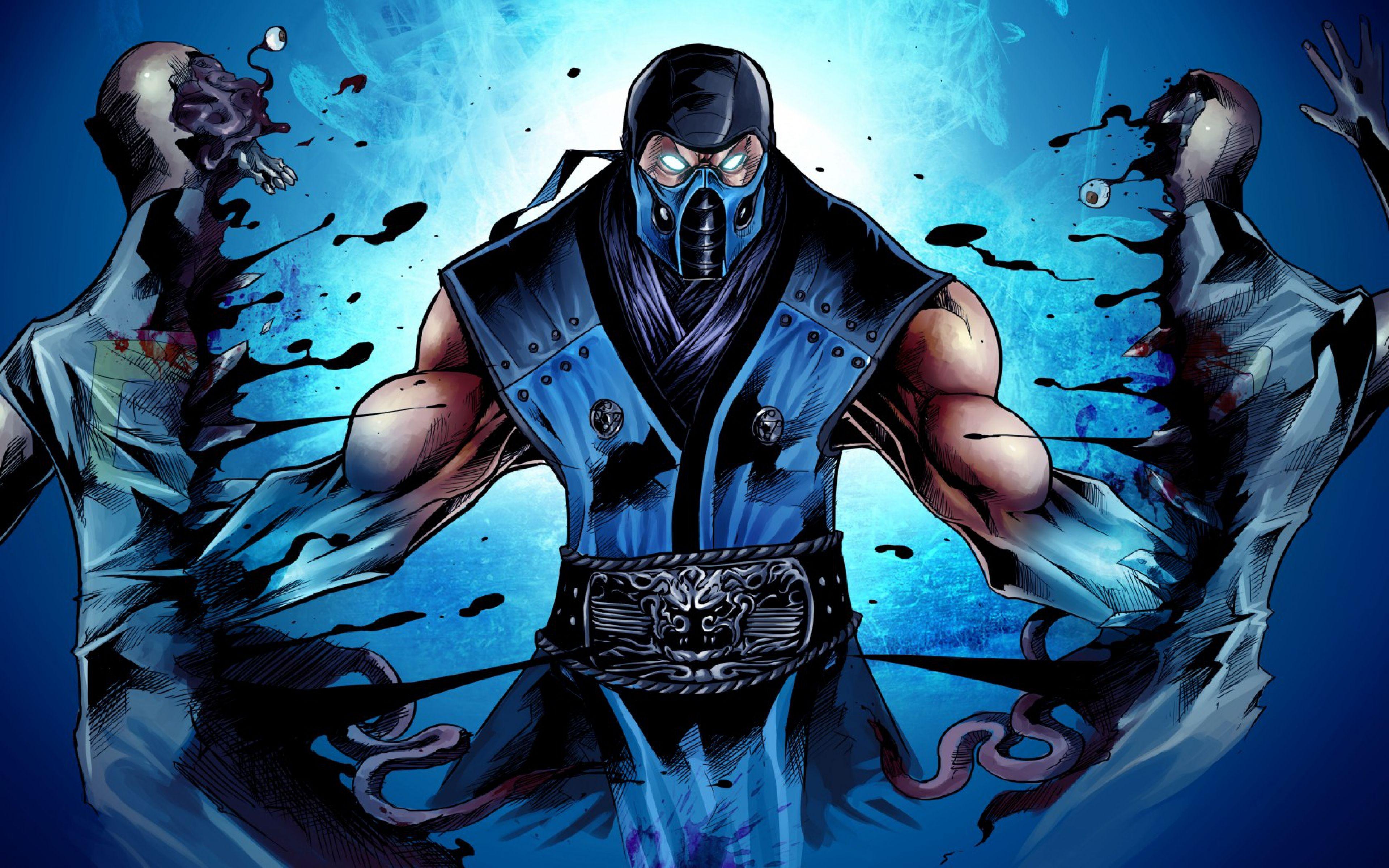 3840x2400 New Mortal Kombat Sub Zero Wallpaper • dodskypict