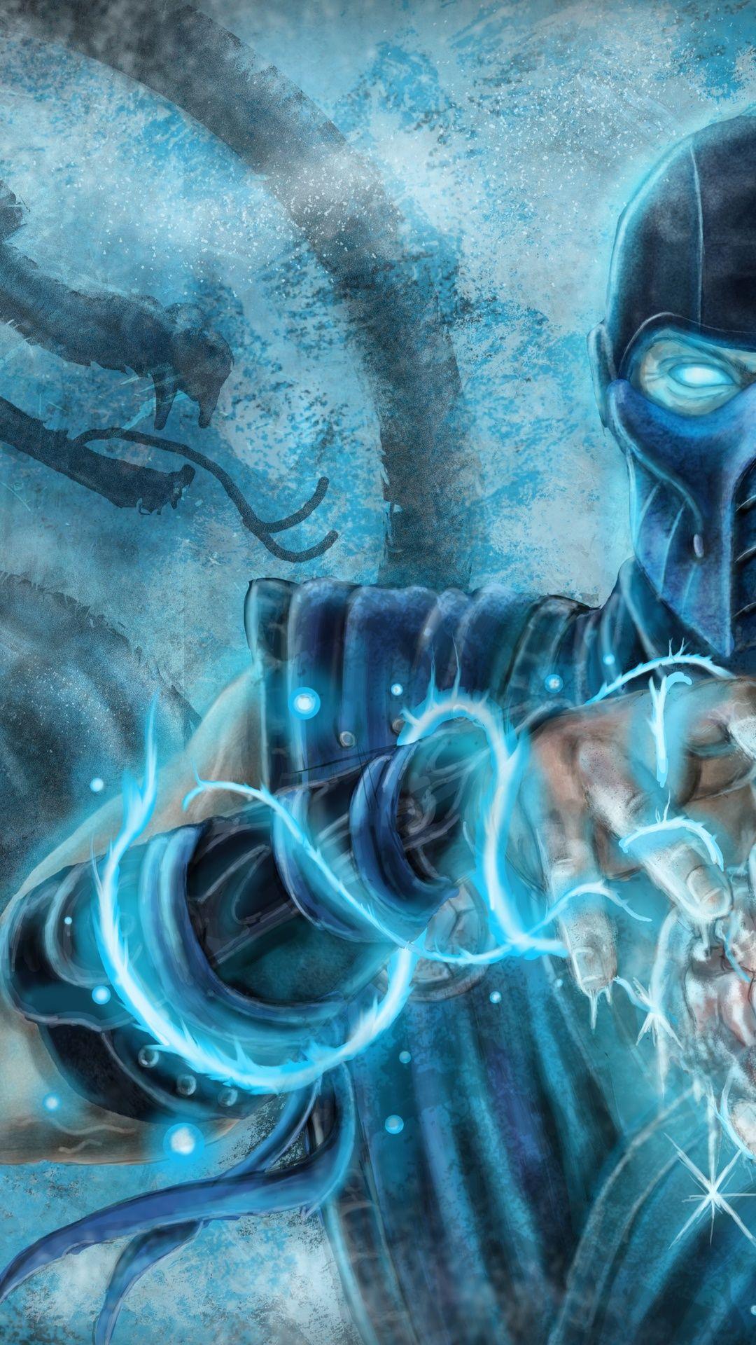 1080x1920 Sub Zero Mortal Kombat 4K Ultra HD wallpaper