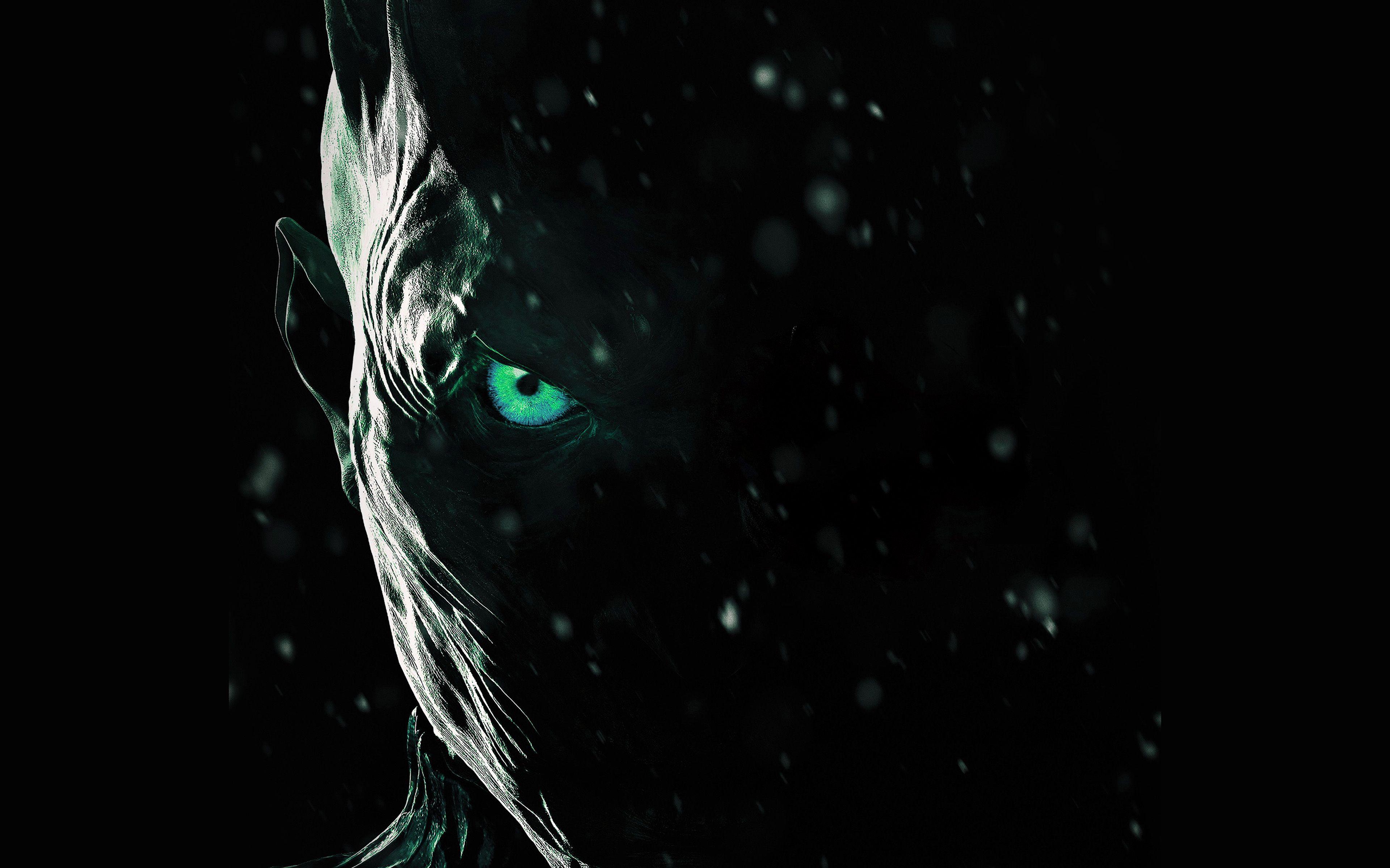 3840x2400 wallpaper for desktop, laptop. horror scary face dark anime eye art