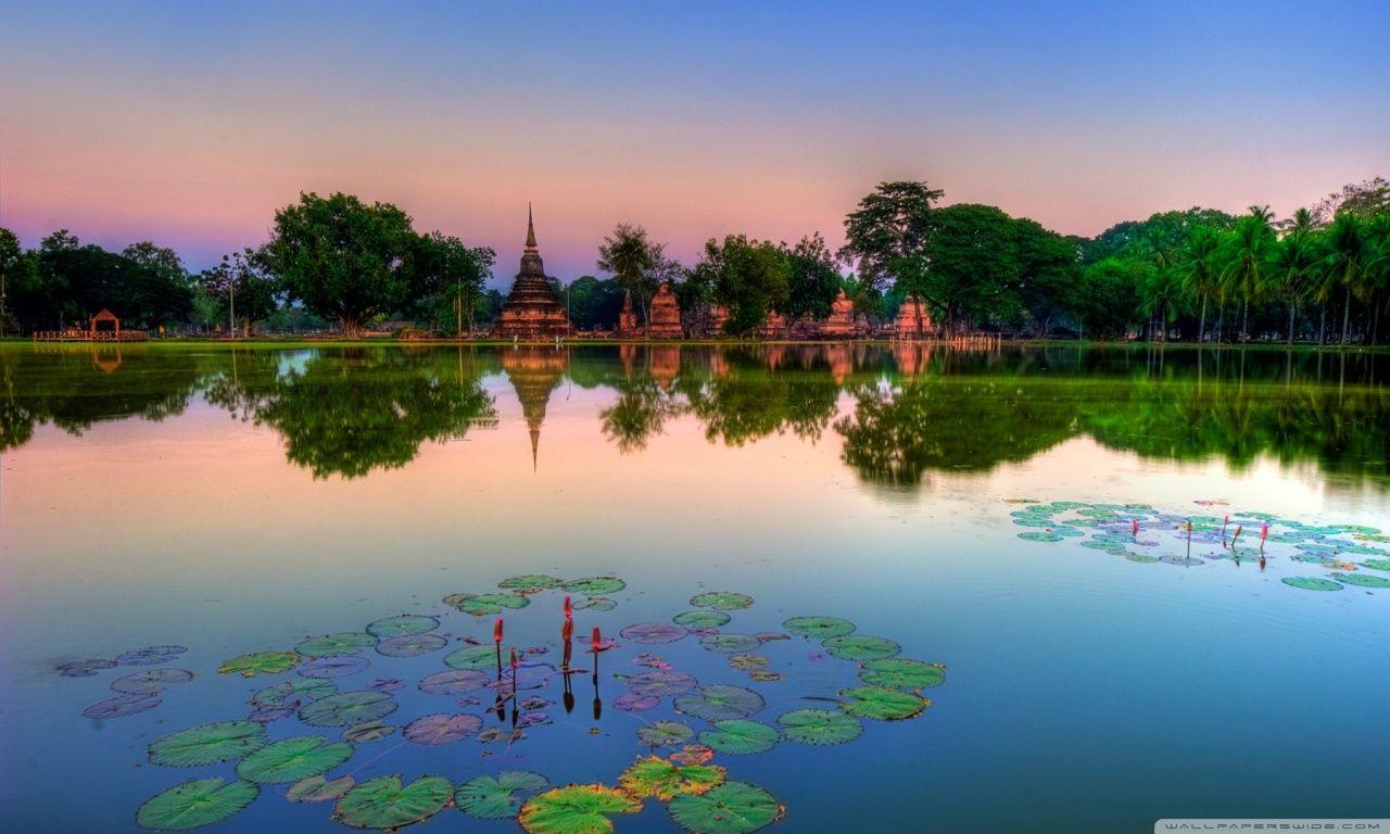 1280x768 Sukhothai Historical Park, Thailand Ultra HD Desktop Background