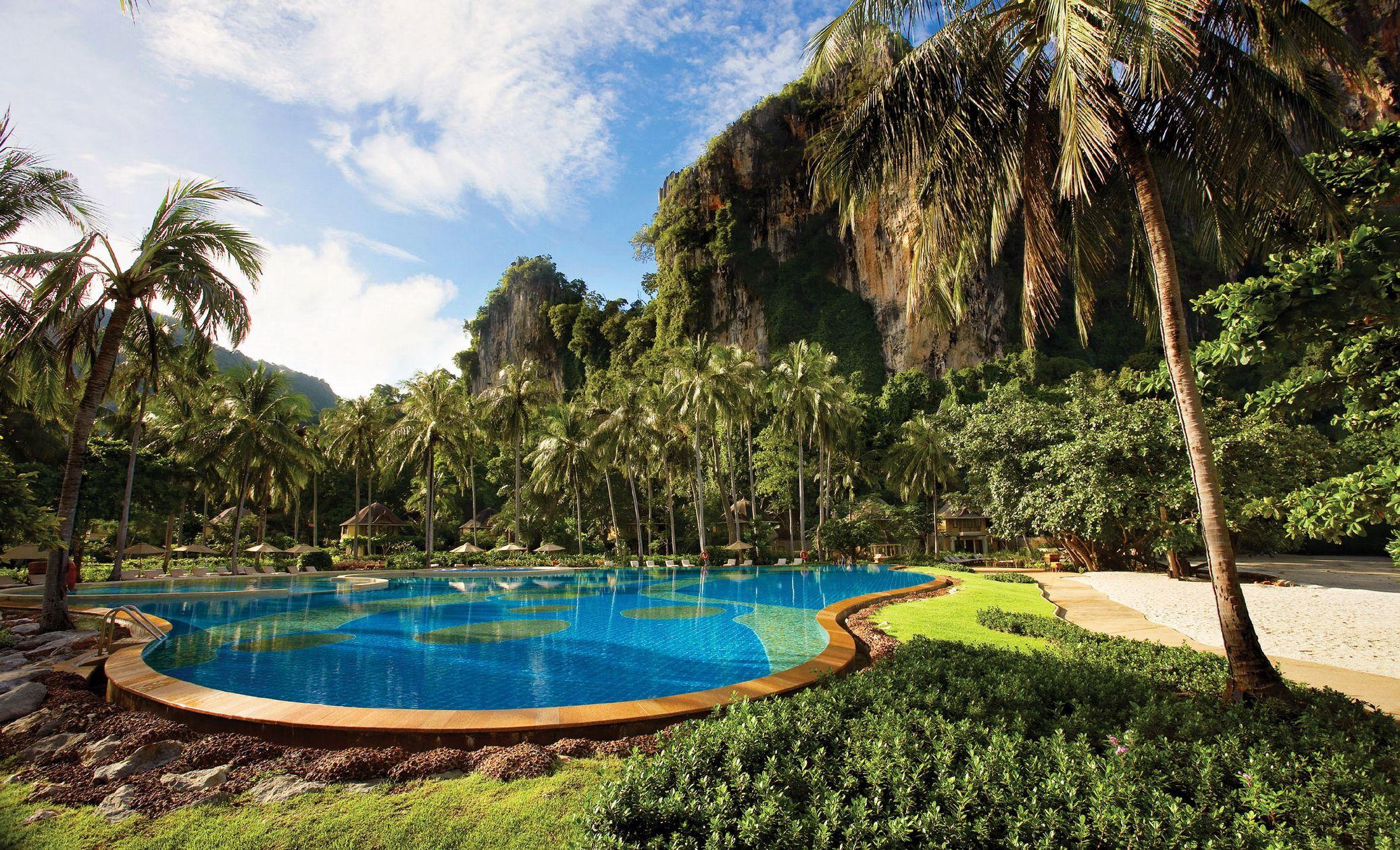 2072x1258 Desktop Wallpaper Thailand Swimming bath Krabi Nature 2072x1258