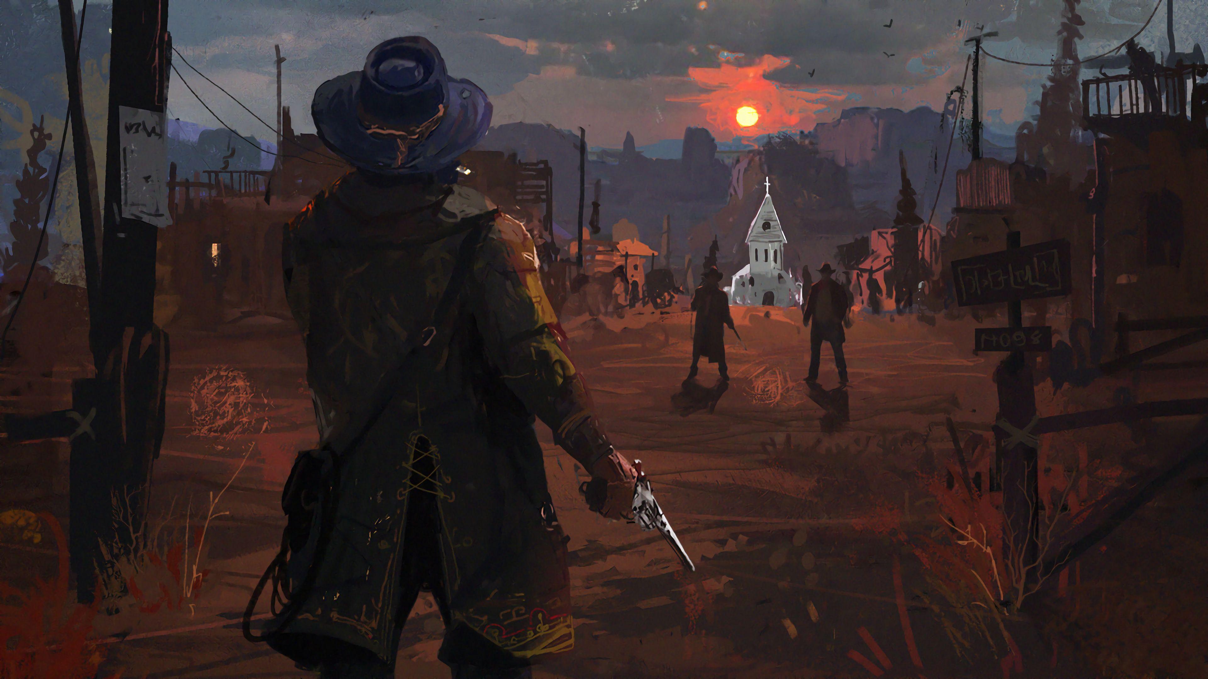 3840x2160 Free download Red Dead Redemption 2 RDR2 Video Game Art Wallpaper